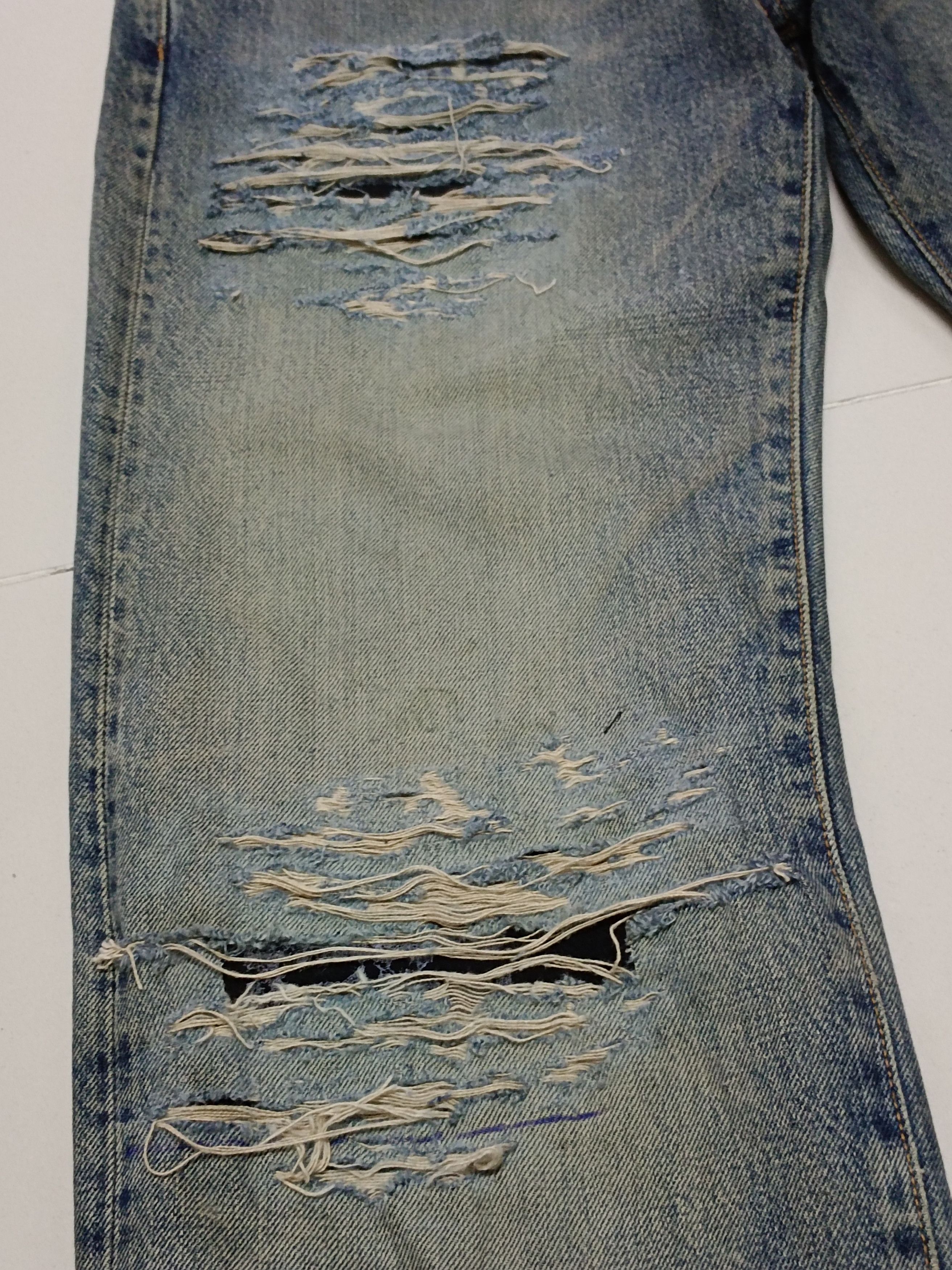 Studio D'Artisan Studio d'artisan D02S Selvedge Distressed Denim Size US 30 / EU 46 - 5 Thumbnail