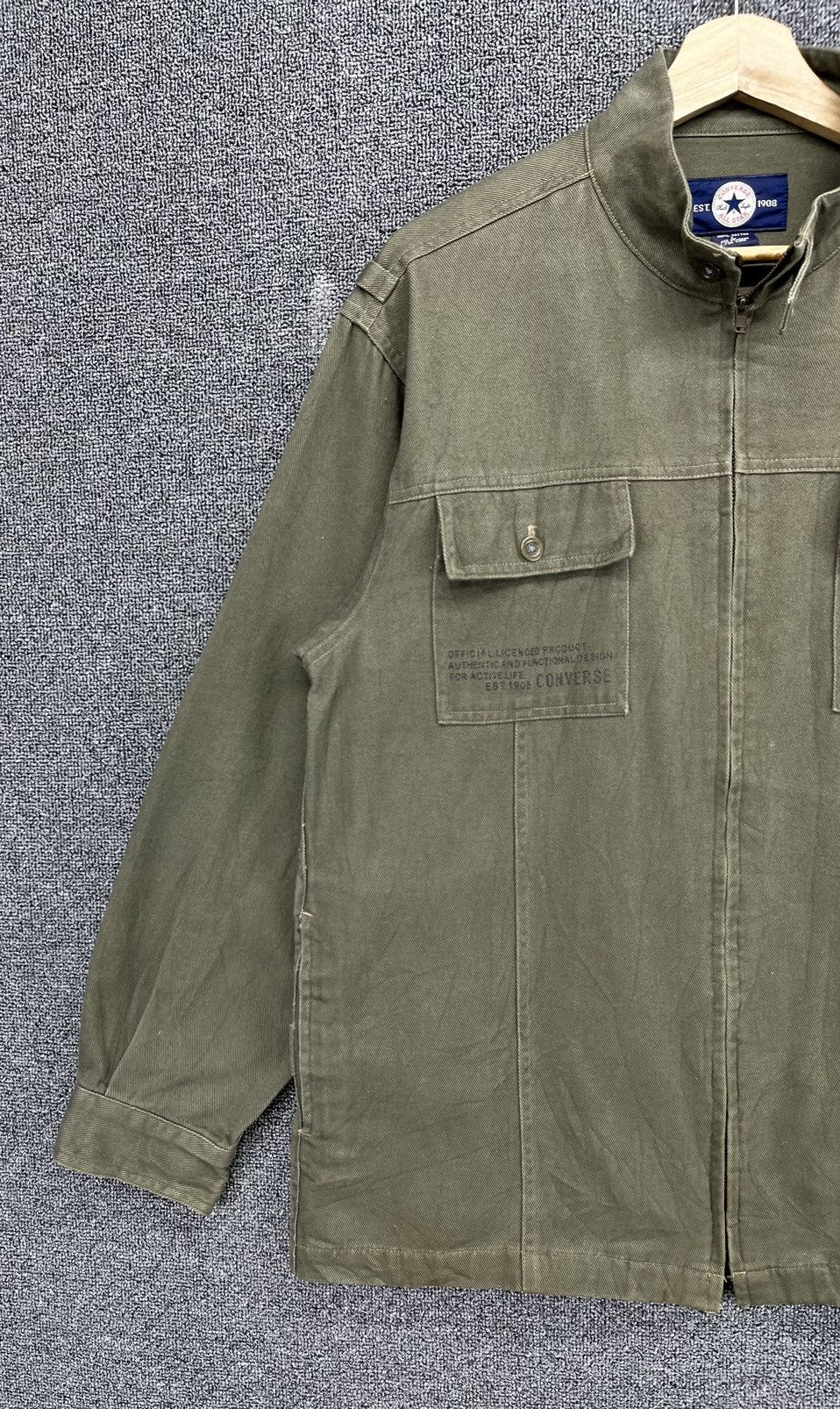 Converse Vintage Converse Military Style Jacket Size US L / EU 52-54 / 3 - 3 Thumbnail