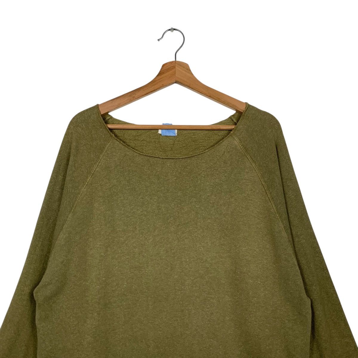 Beams Plus BEAMS Made in Usa Hemp Cotton Olive Green Sweater #1780-C79 Size US L / EU 52-54 / 3 - 2 Thumbnail