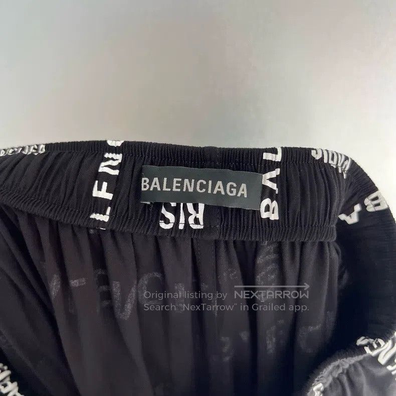 Balenciaga Balenciaga Letter Printed Pants Size US 34 / EU 50 - 3 Thumbnail