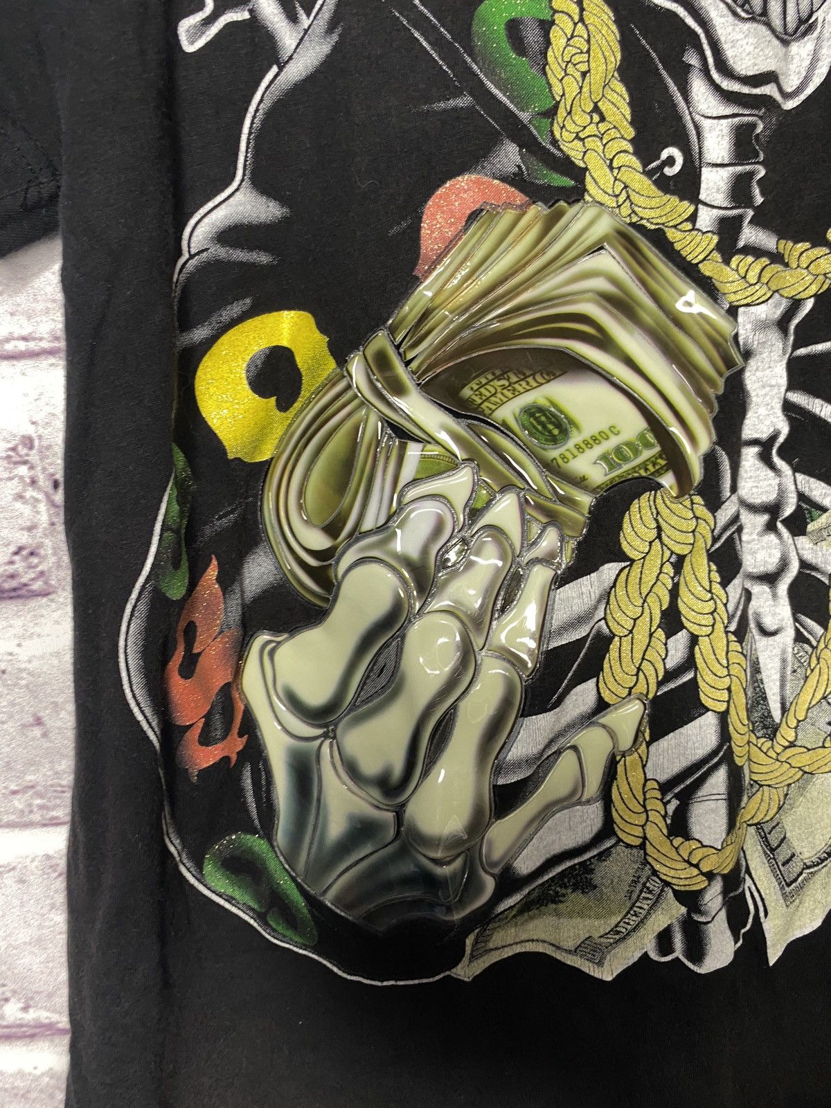 Affliction MENS Vintage Fishbone big logo money y2k streetwear Size US S / EU 44-46 / 1 - 4 Thumbnail