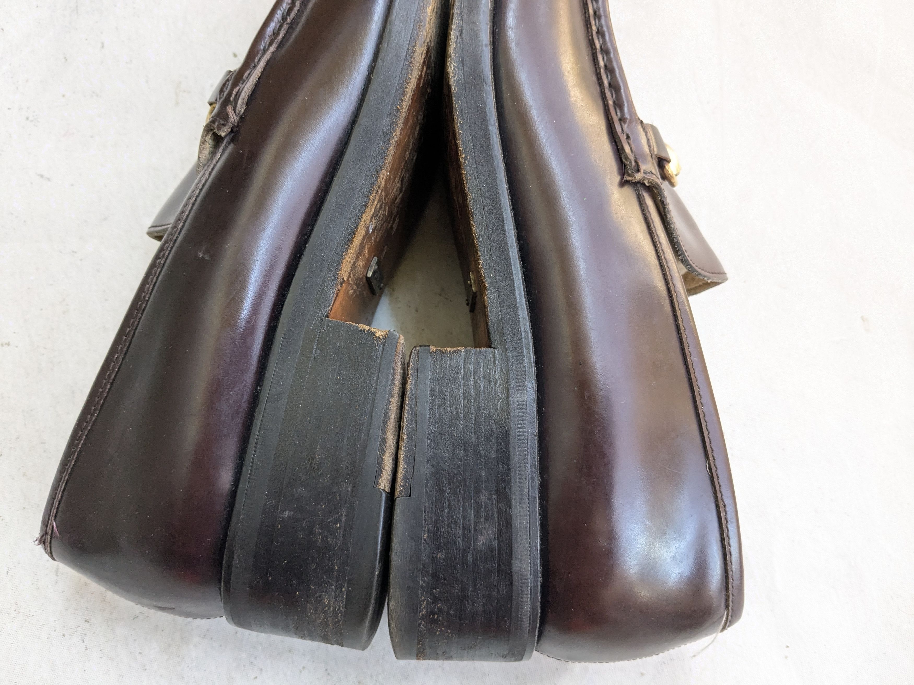 Gucci Gucci Horsebit Loafers Burgundy 10 D Leather Italy Slip On Size US 10 / EU 43 - 8 Thumbnail