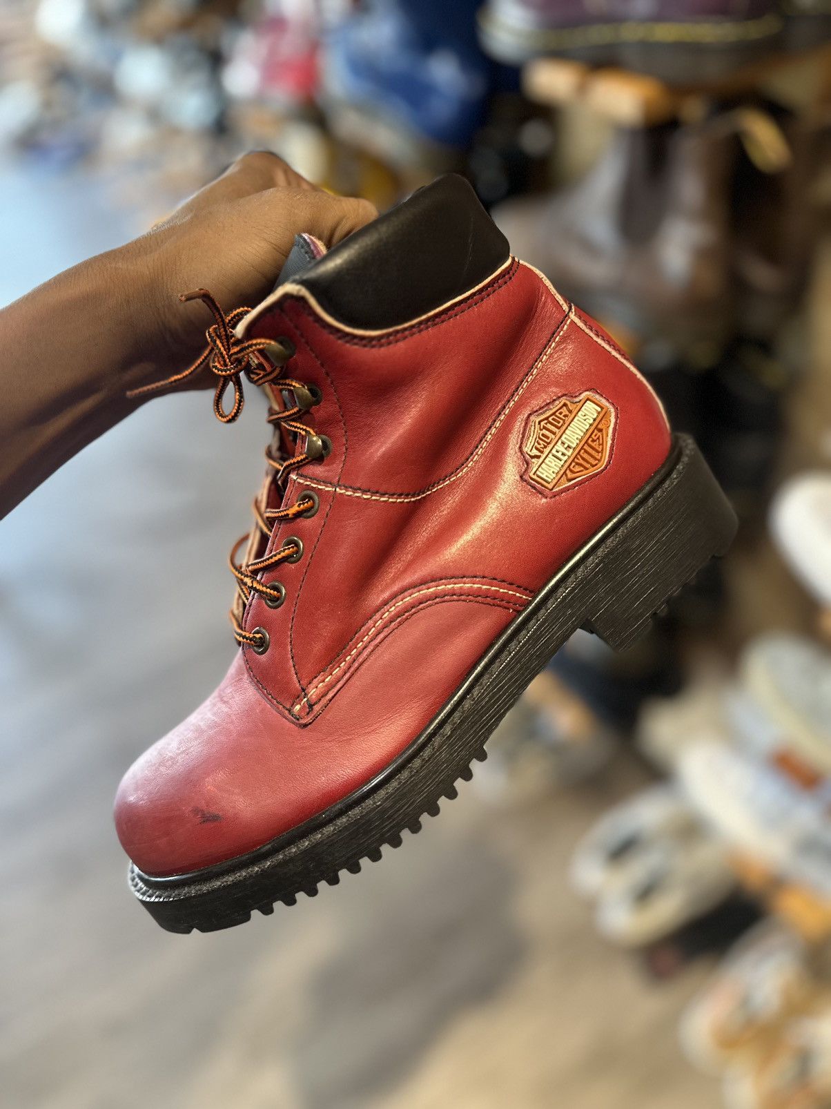 Harley Davidson Harley Davidson Steeltoe Size US 7.5 / IT 37.5 - 1 Thumbnail
