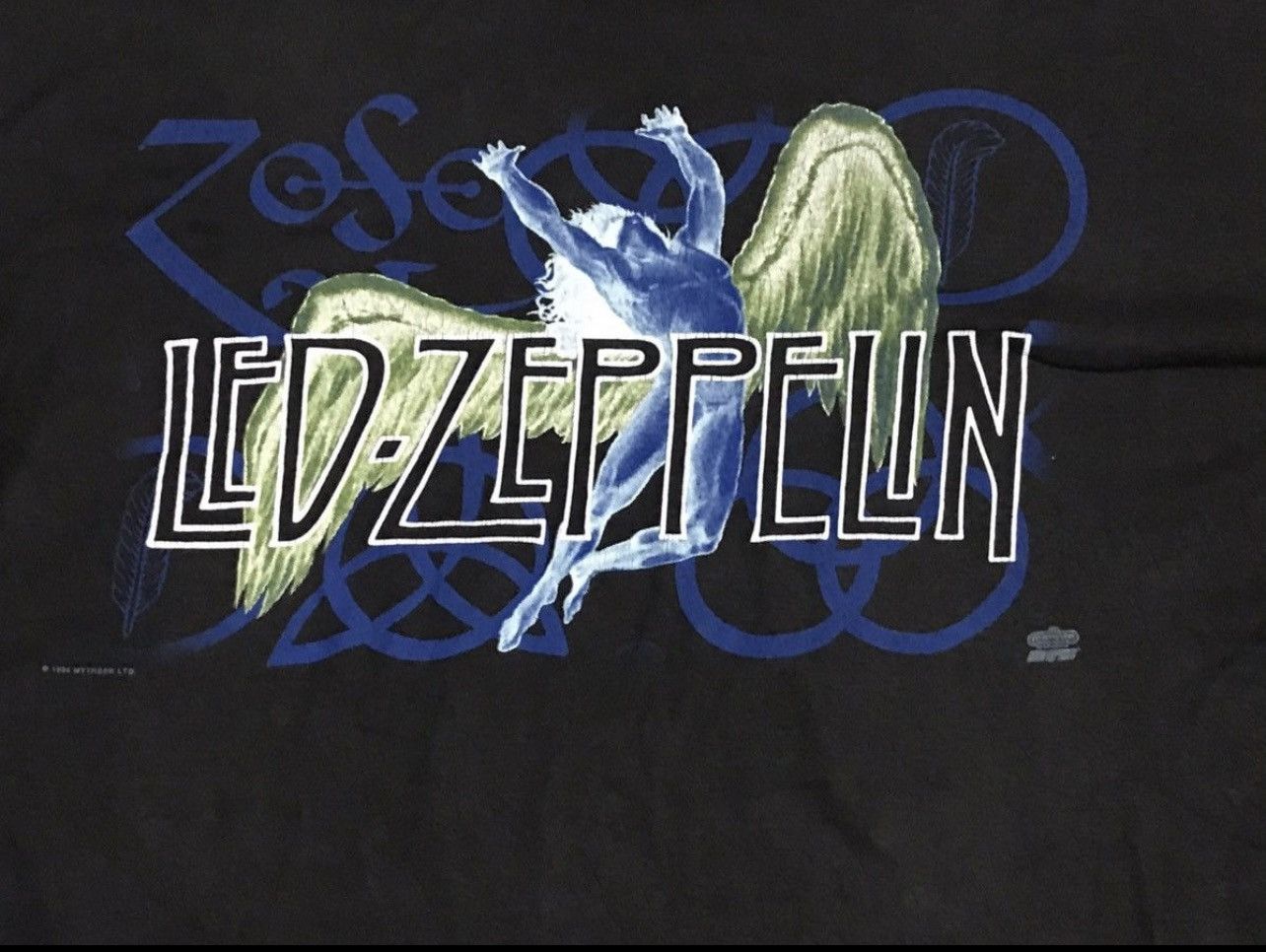 Band Tees × Led Zeppelin × Vintage Vintage LED ZEPPELIN British Rock Band Tees Size US L / EU 52-54 / 3 - 4 Thumbnail