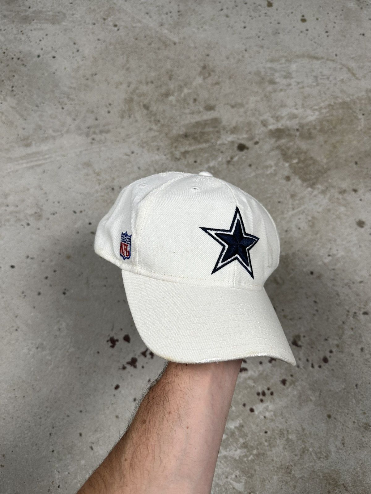 Reebok Vintage Y2K Reebok x NFL Dallas Cowboys White Hat Cap Size ONE SIZE - 1 Thumbnail