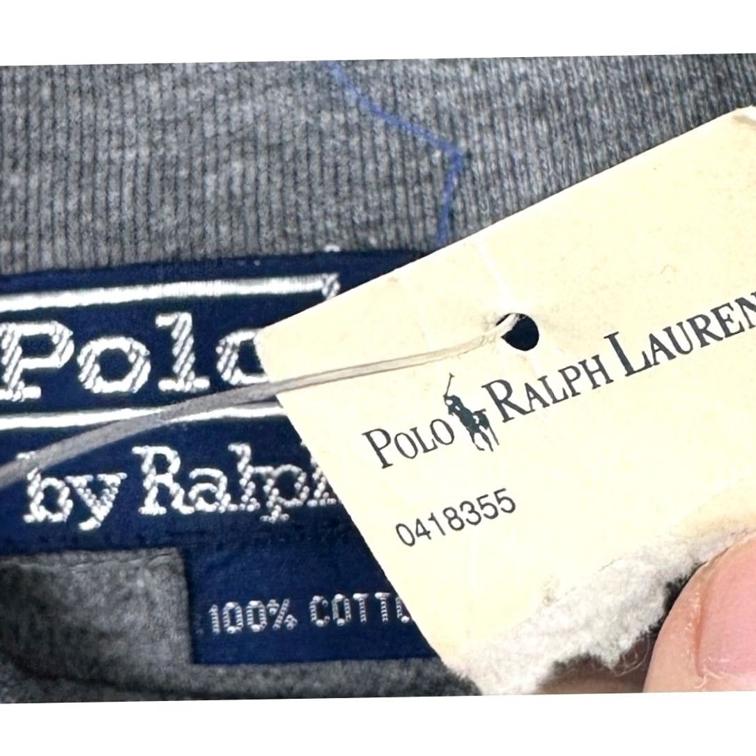 Polo Ralph Lauren Polo Ralph Lauren Sweater Shirt Mens 2XL Grey Turtleneck Pullover Pony Long Sleeve Size US XXL / EU 58 / 5 - 5 Thumbnail