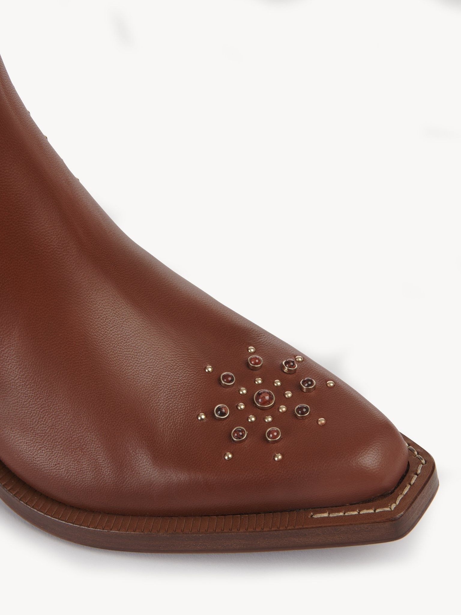 Chloe o1y0825 Ankle Boots in Tan Size US 9 / IT 39 - 3 Thumbnail