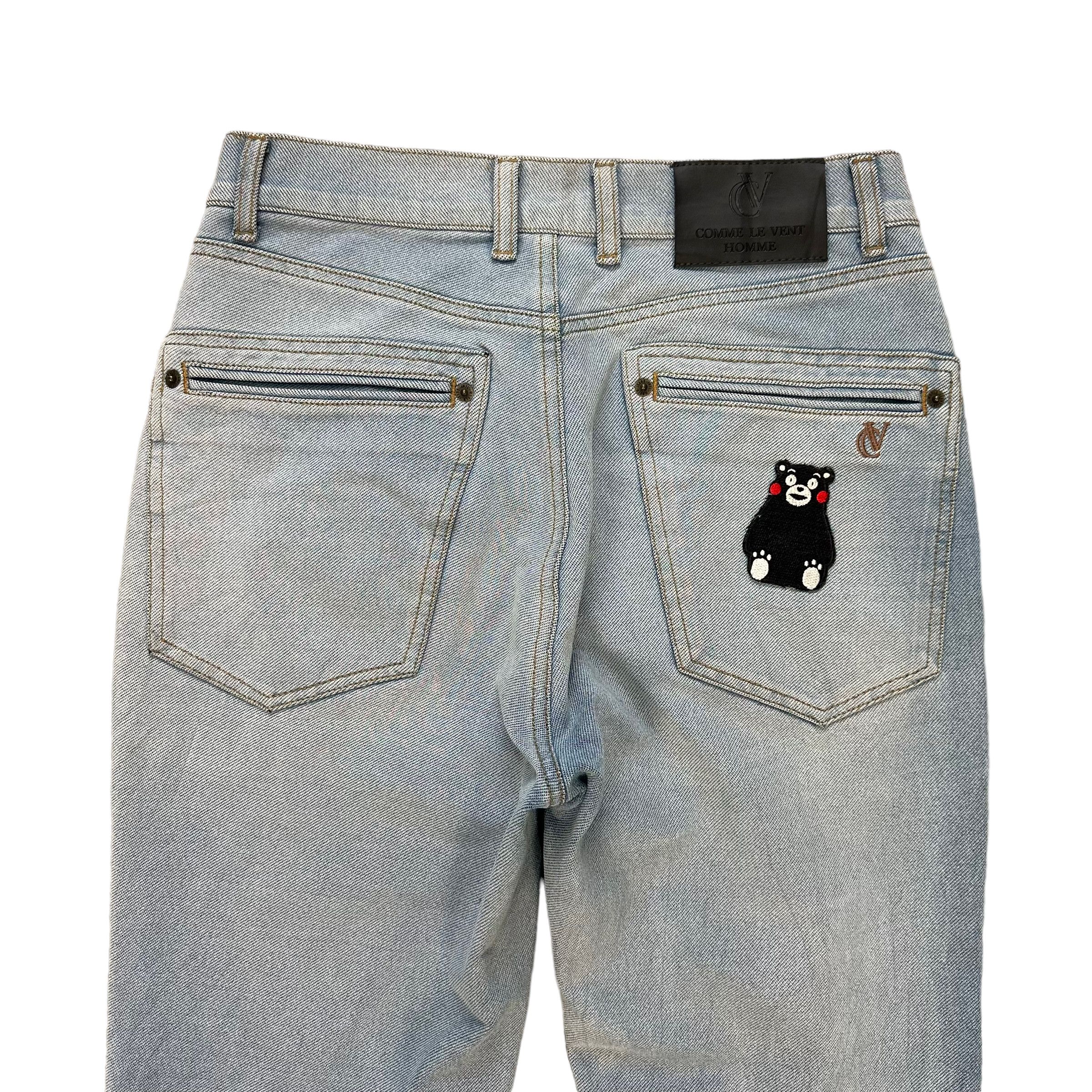Japanese Brand COMME LE VENT HOMME LIGHT WASH DENIM PANT #7803-177 Size US 27 - 2 Thumbnail