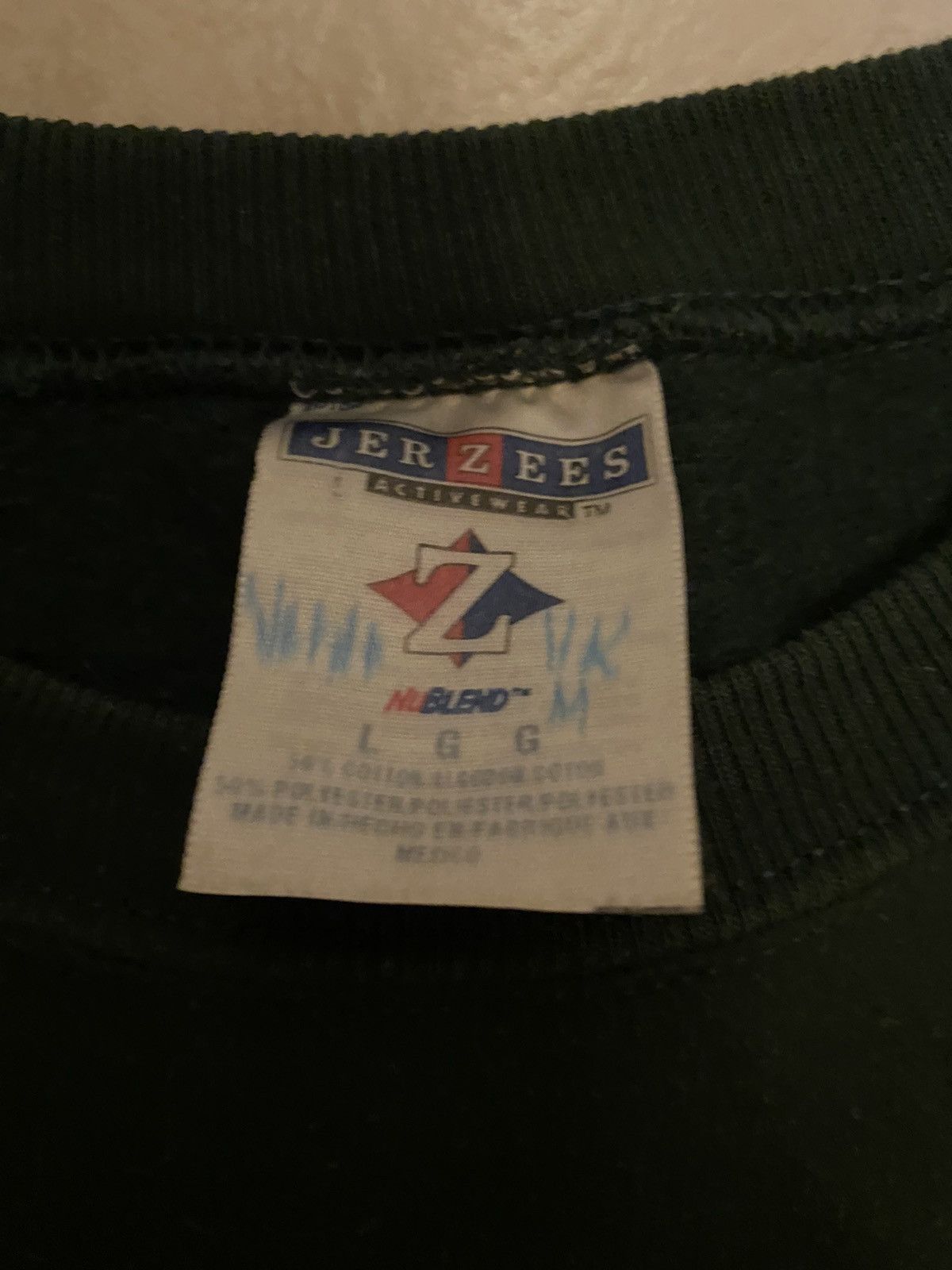 Jerzees Plain Green Jerzees Sweatshirt Size US L / EU 52-54 / 3 - 2 Thumbnail