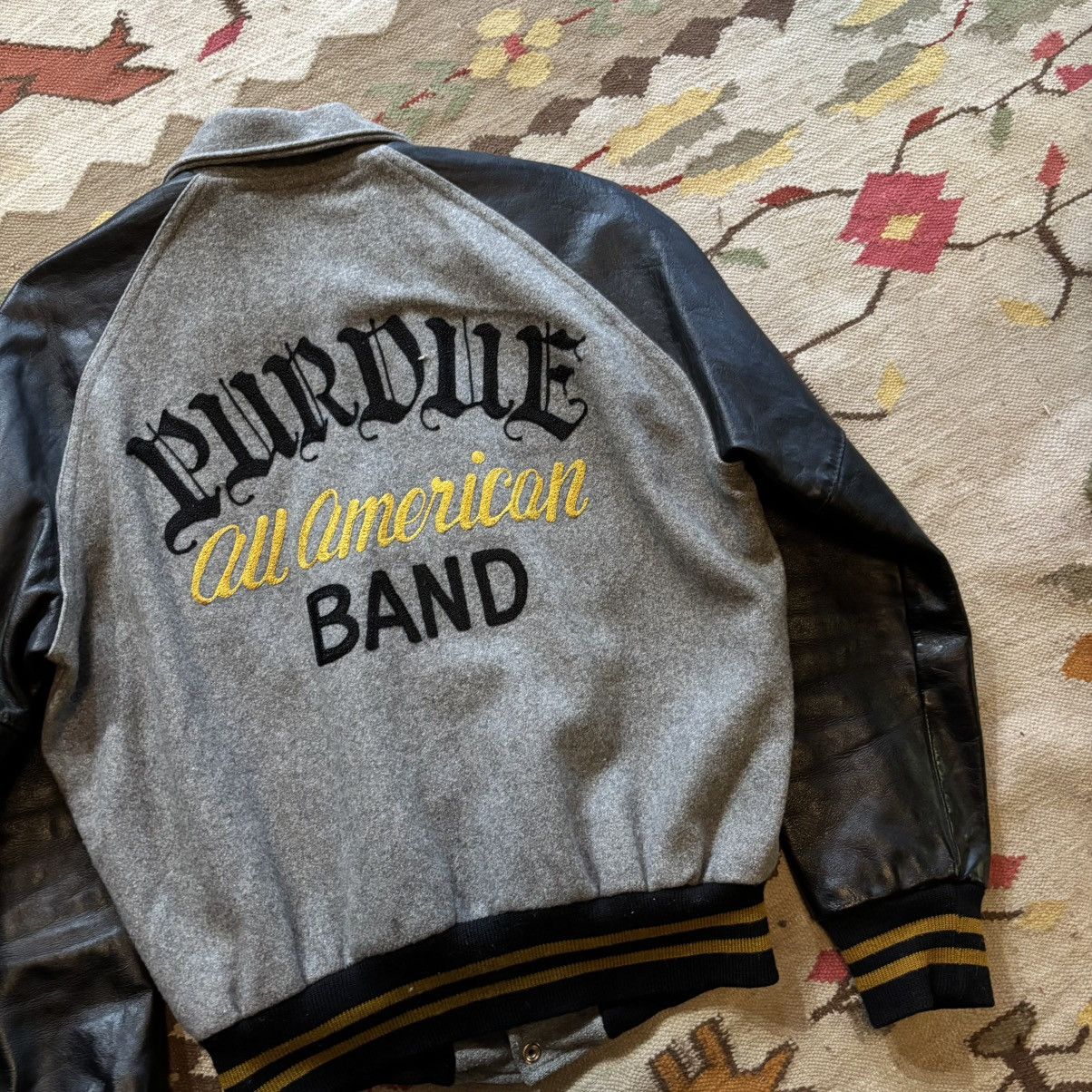 Vintage Vintage 1970s Purdue Chain stitched Old English Wool Varsity Size US M / EU 48-50 / 2 - 1 Thumbnail