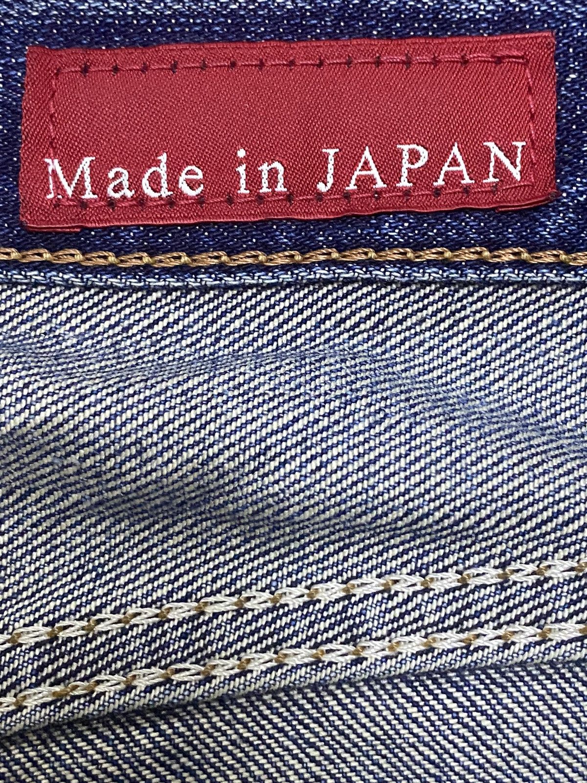 Japanese Brand Vintage Edwin503 Limited Blue Wash Distressed Loose Jeans Size US 31 - 6 Thumbnail