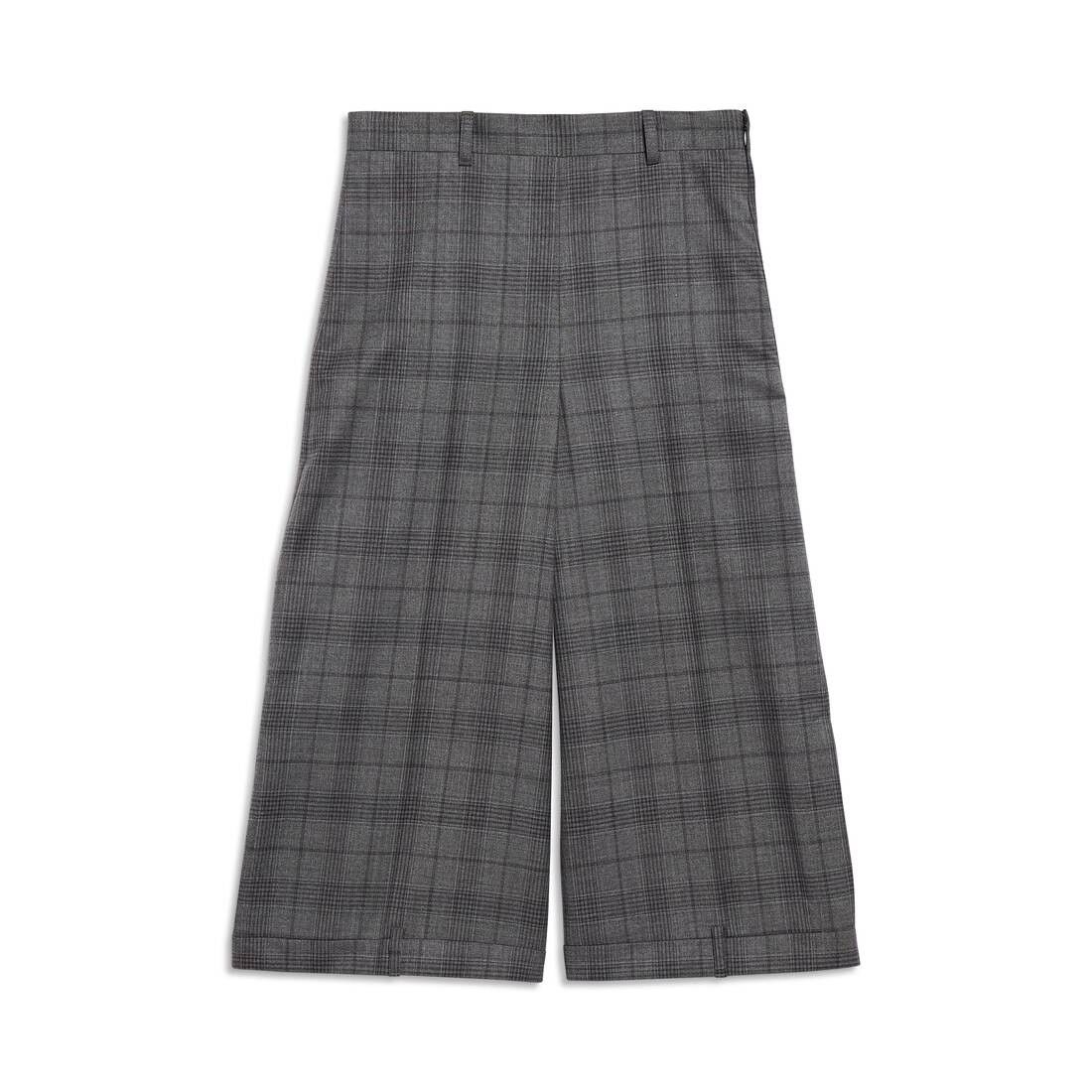 o1in1g0225 Deconstructed Long Shorts in Grey
