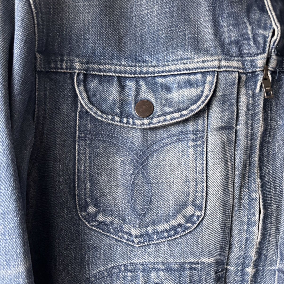 Gucci Gucci By Tom Ford SS2004 Cropped Denim Western Moto Jacket Size US M / EU 48-50 / 2 - 4 Thumbnail