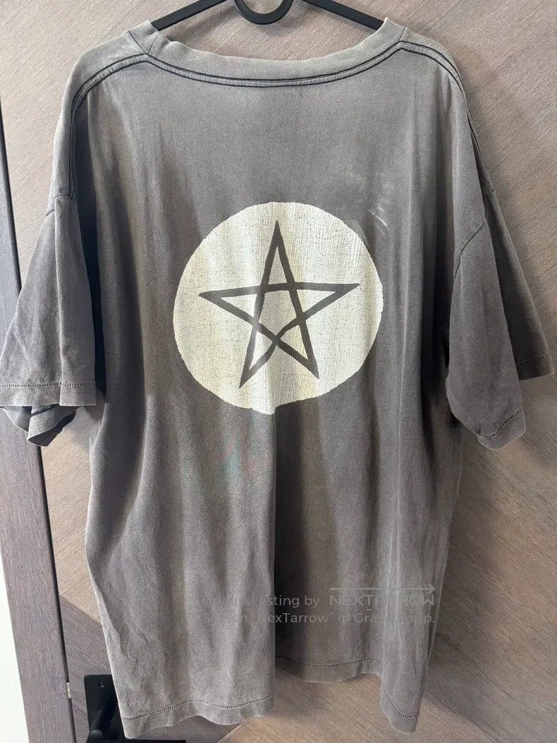 Saint Michael Saint Michael Hyakki Pentagram Washed Distressed Short Sl Size US XL / EU 56 / 4 - 2 Thumbnail