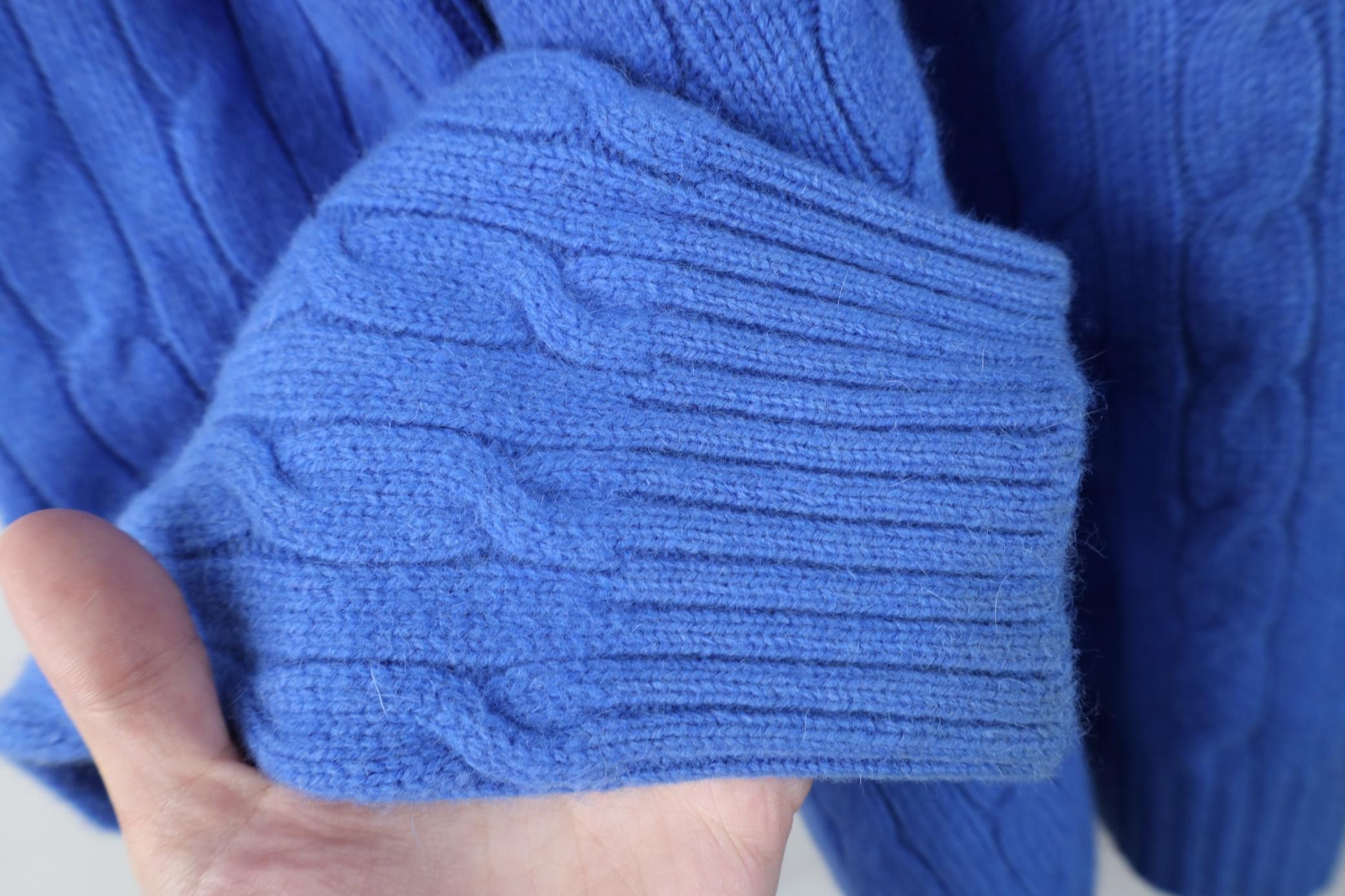 Polo Ralph Lauren Deadstock Vintage 90s Ralph Lauren Hair Cable Knit Sweater Size US L / EU 52-54 / 3 - 7 Thumbnail