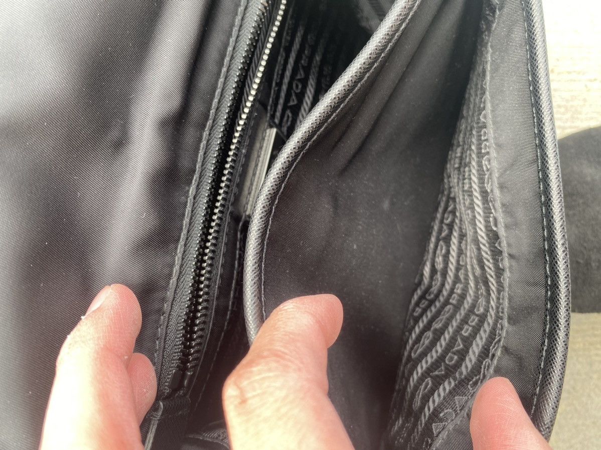 Prada PRADA Re-Nylon and Saffiano leather shoulder bag Size ONE SIZE - 10 Thumbnail
