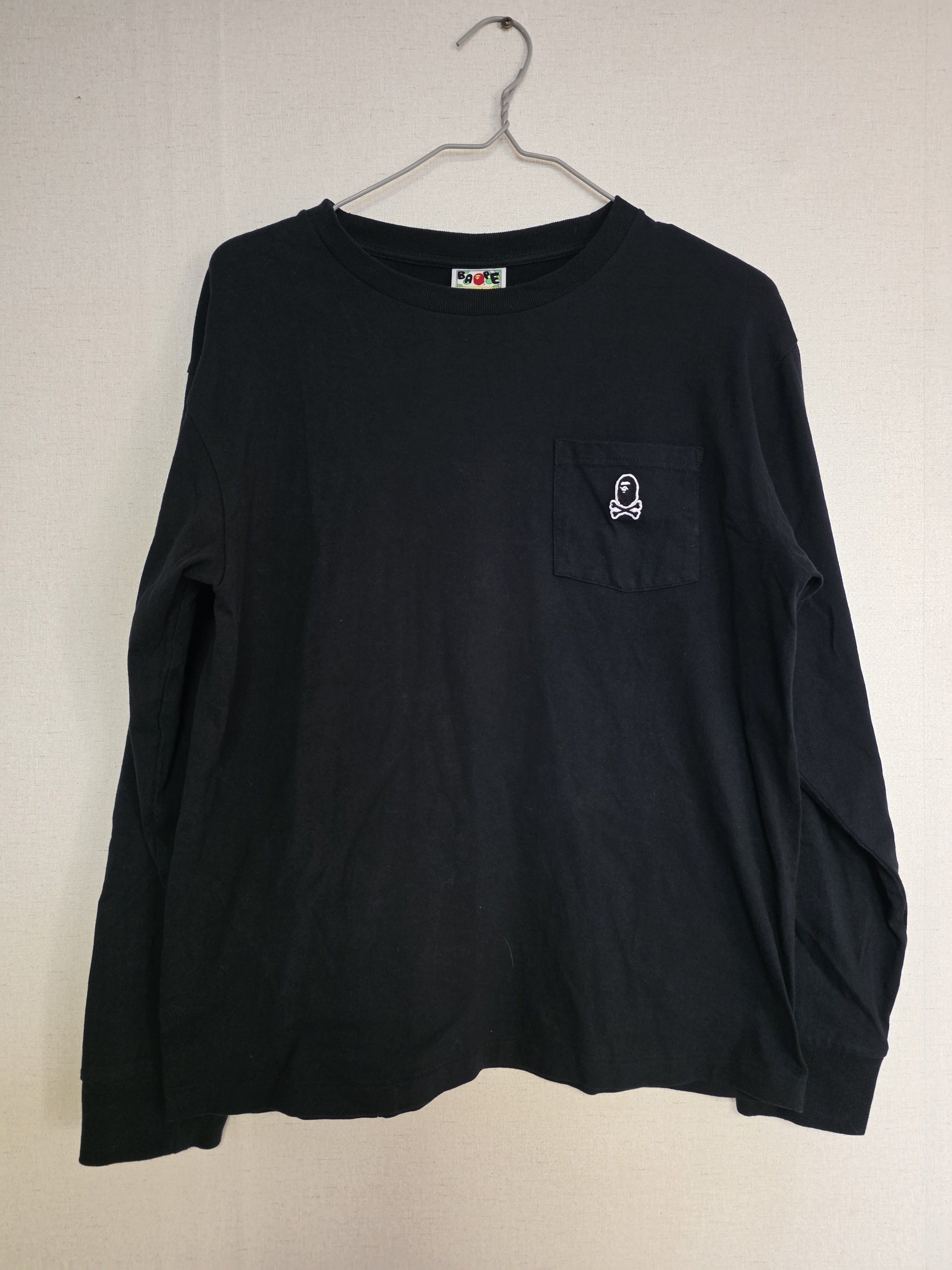 Bape BAPE Pirate Mini Saru Pocket Long Sleeve Tee Size US L / EU 52-54 / 3 - 1 Thumbnail