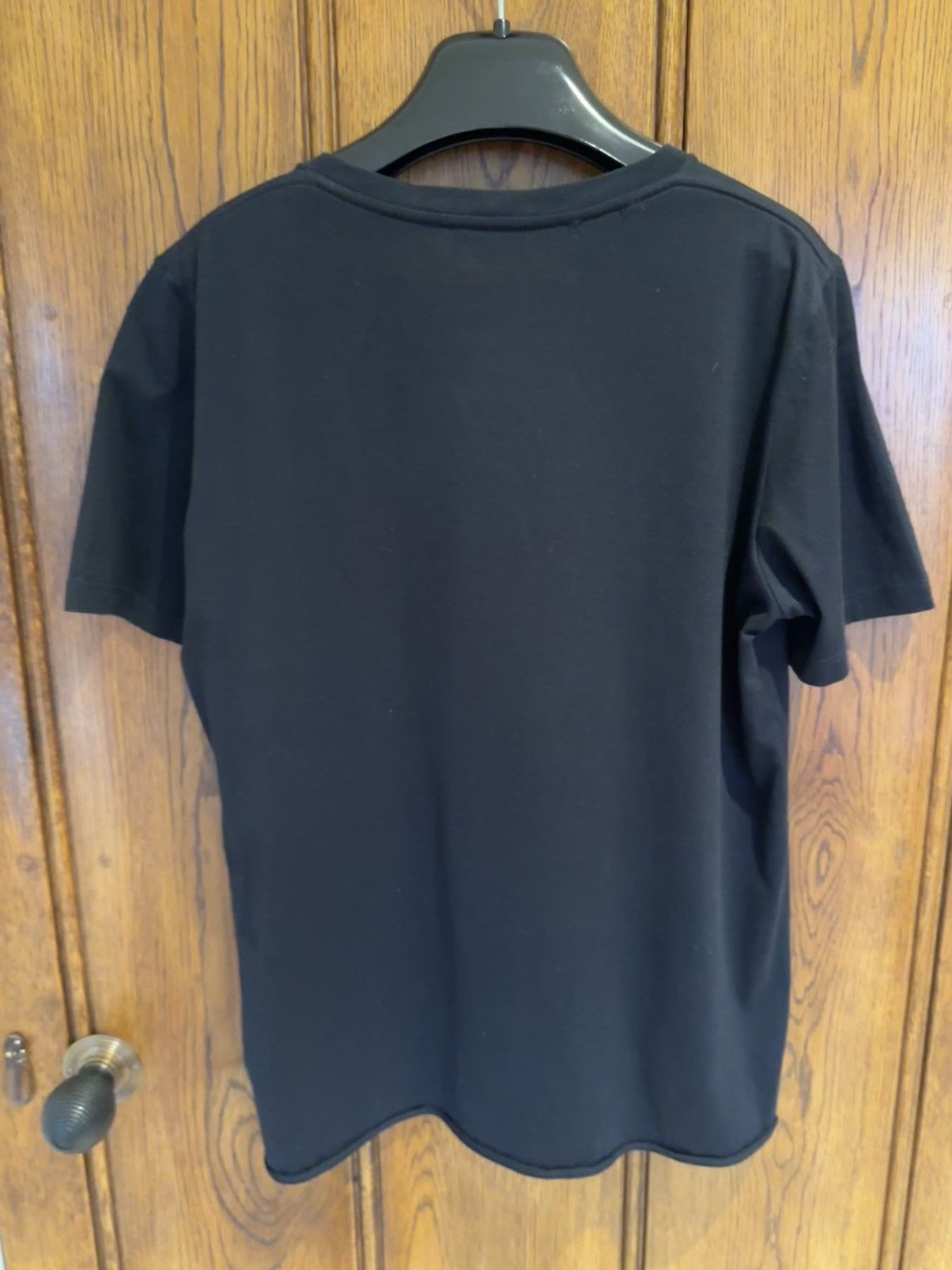 Saint Laurent Paris $550 Saint Laurent Rive Gauche black logo t shirt M Size US M / EU 48-50 / 2 - 12 Thumbnail