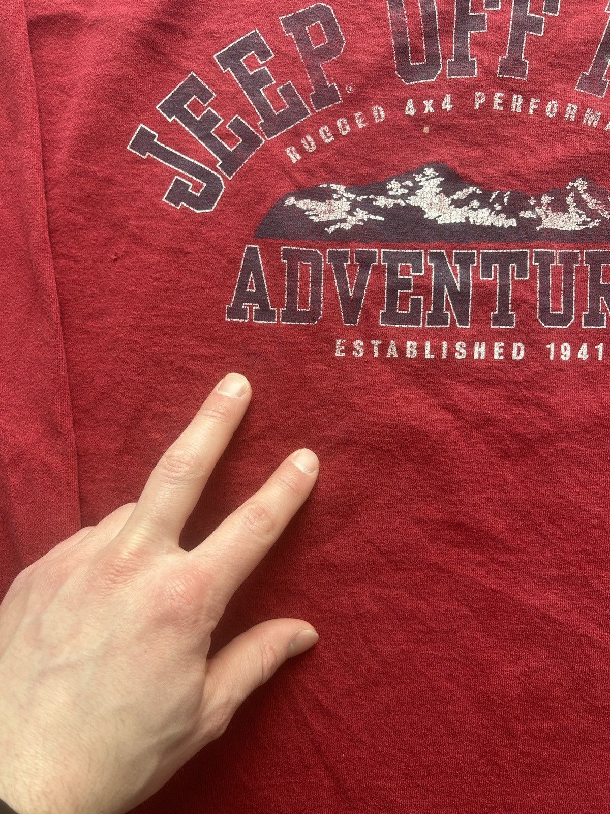 Jeep × Vintage Vintage Y2K Jeep Graphic Tee Longsleeve Size US XL / EU 56 / 4 - 7 Thumbnail