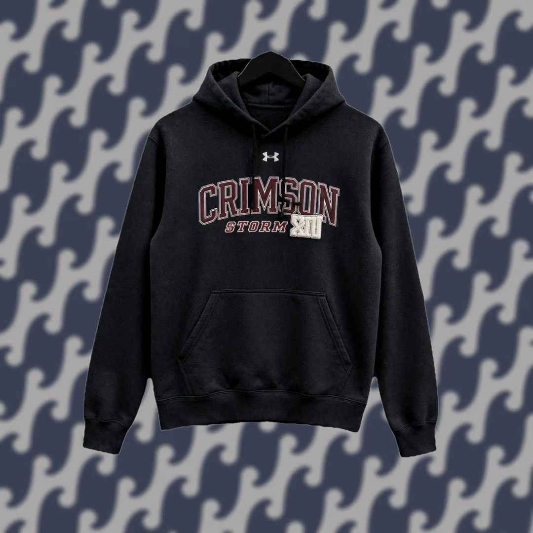 Under Armour Under Armour Storm Hoodie Mens S Black Pullover Fleece Graphic Crimson Storm Pullover Hoodie Size US S / EU 44-46 / 1 - 1 Thumbnail