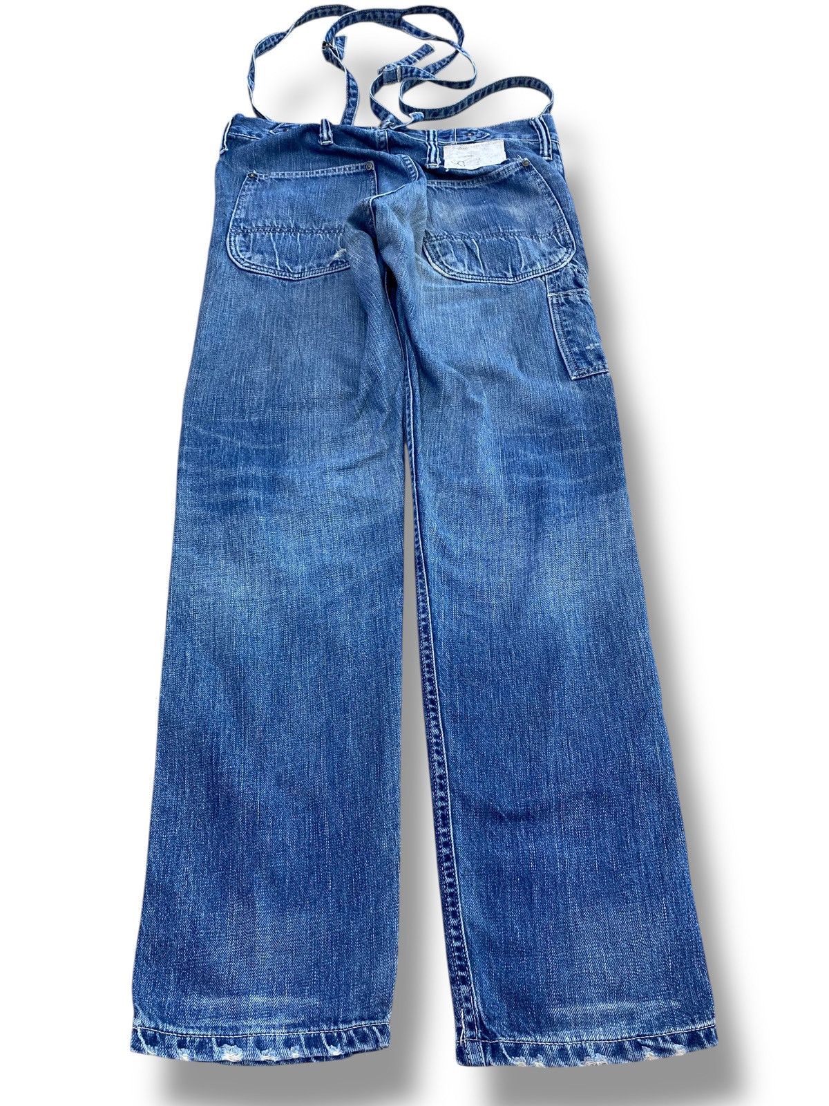 Johnbull Johnbull Light Blue Wash Style Suspenders Denim Size US 28 / EU 44 - 3 Thumbnail