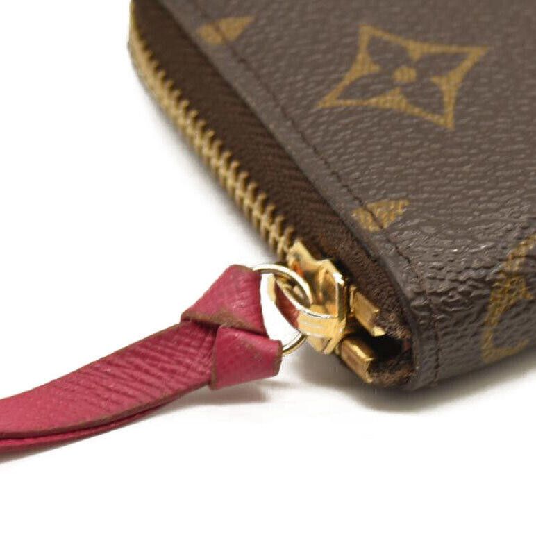 Louis Vuitton Louis Vuitton Monogram Clemence Wallet Fuchsia GI0196 Size ONE SIZE - 4 Thumbnail