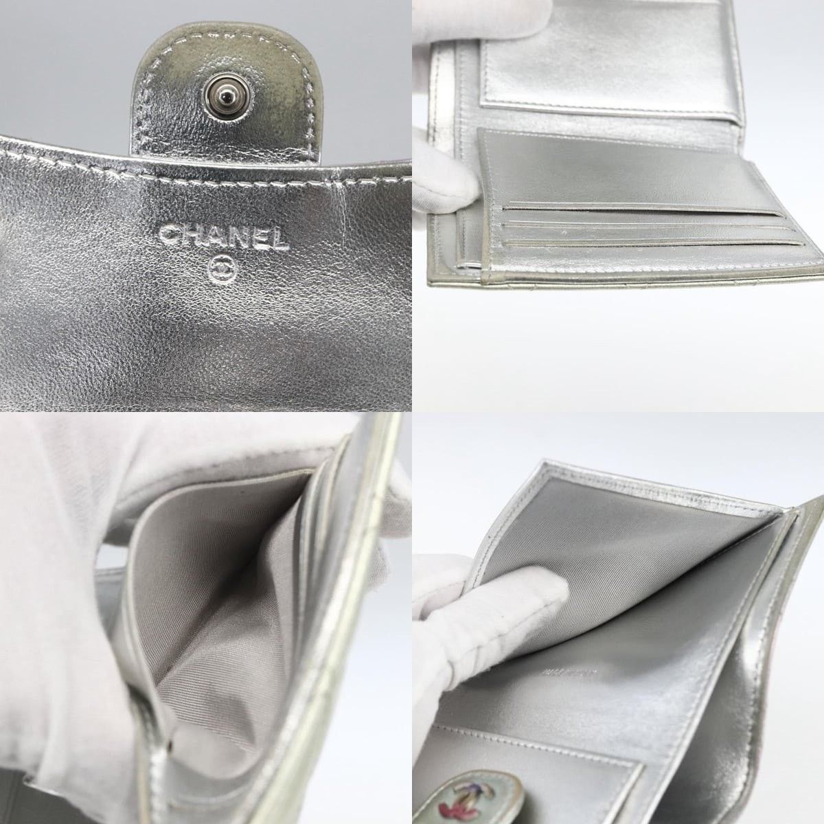 Chanel Chanel Matelasse Coco Mark Bifold Wallet Size ONE SIZE - 7 Thumbnail