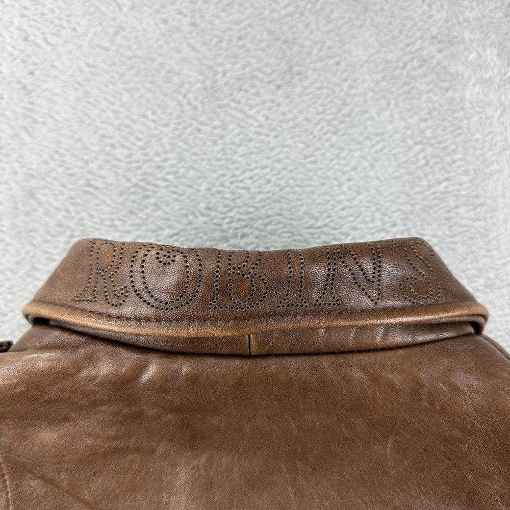 Robins Jeans Robin’s Jean Brown Genuine Leather Jacket Women’s Size XS Size XS / US 0-2 / IT 36-38 - 4 Thumbnail