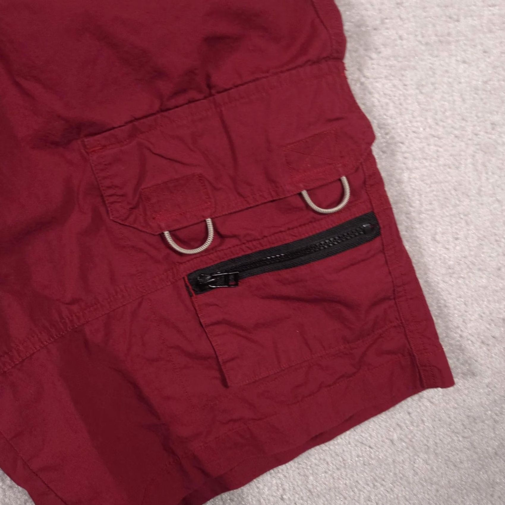 Vintage Arizona Jean Co Cargo Shorts Mens 32 Red Canvas Adjustable Waist Pockets Cargo Shorts Mens Red Canvas Adjustable Waist Pockets Size US 32 / EU 48 - 5 Thumbnail