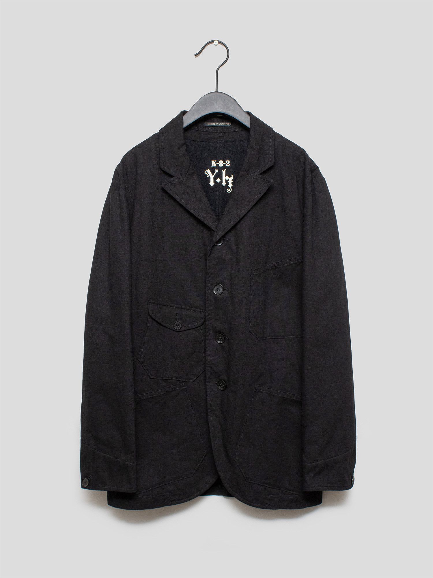Yohji Yamamoto Yohji Yamamoto AW09 Long Blazer with Cargo Pockets Size US L / EU 52-54 / 3 - 1 Thumbnail