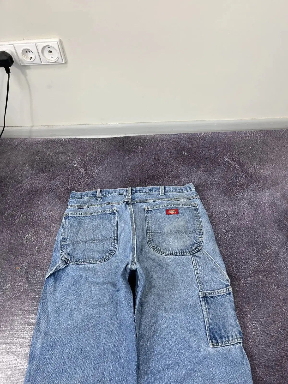 Dickies × Vintage Vintage Dickies Light Blue Work Denim Hype Baggy Jeans Size US 36 / EU 52 - 5 Thumbnail