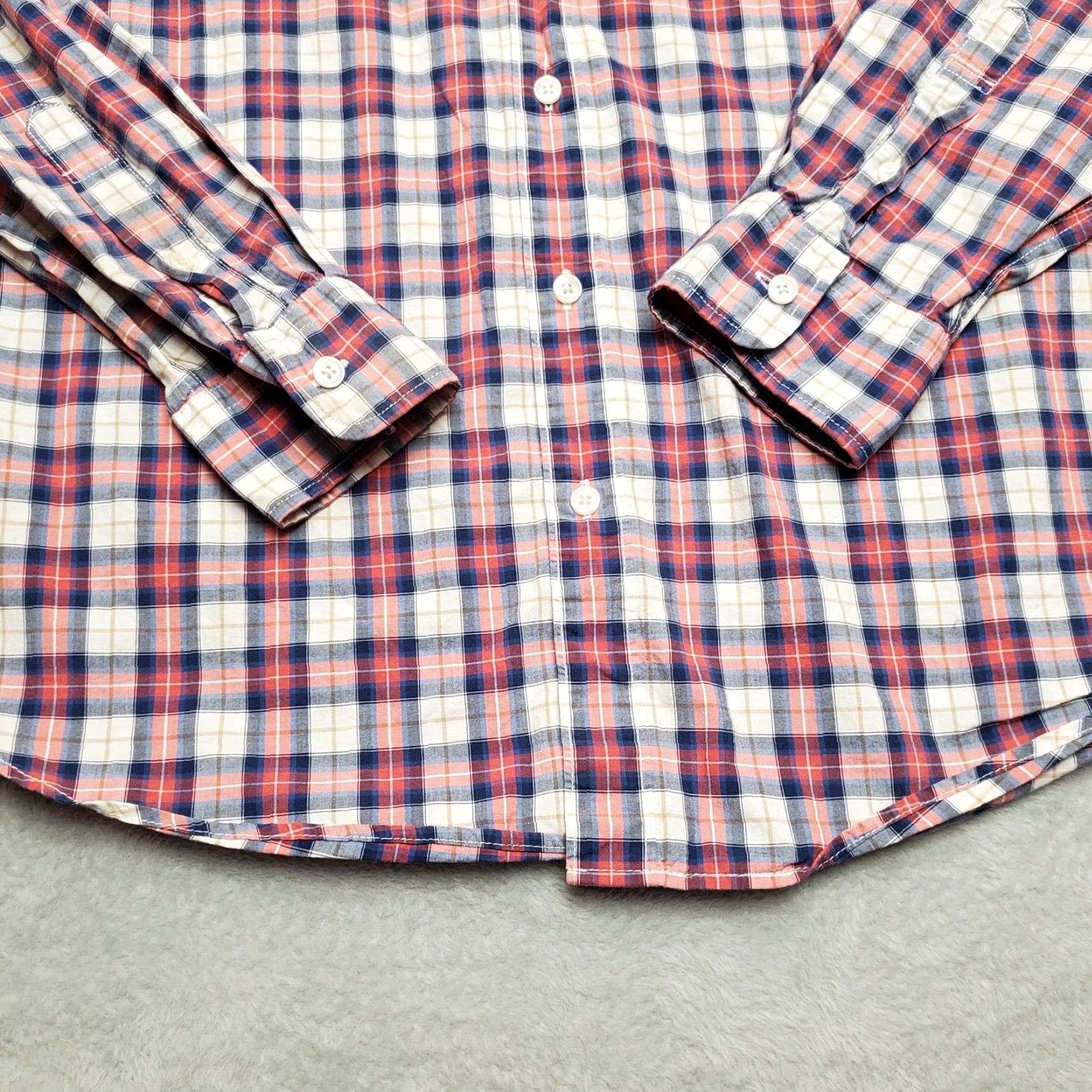 American Eagle Outfitters VINTAGE American Eagle Shirt Mens Large Pink Plaid Long Sleeve Button Casual Size US L / EU 52-54 / 3 - 4 Thumbnail