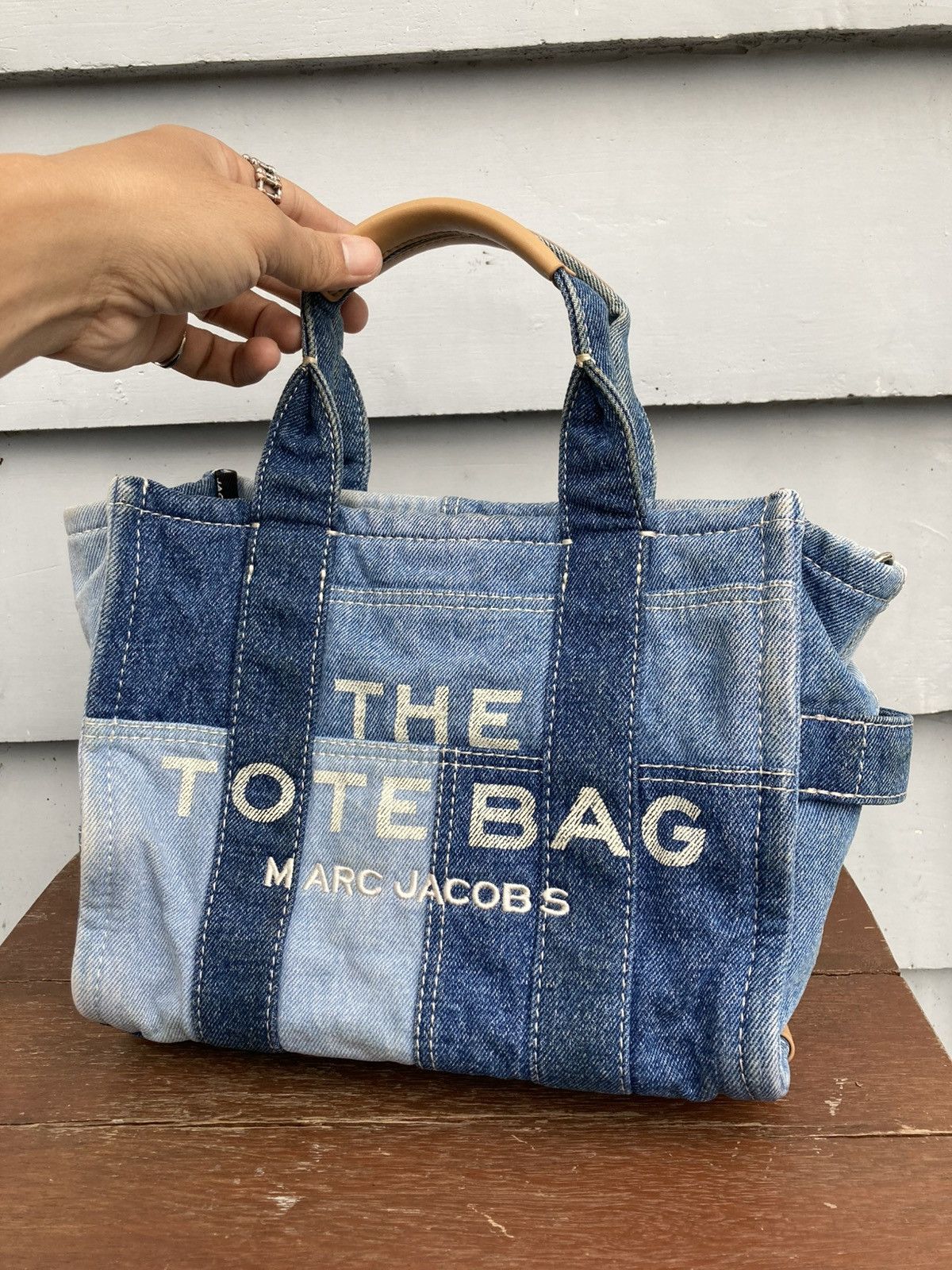 Designer Vintage Y2k Hunting World Logo Denim Tote Bag | Grailed