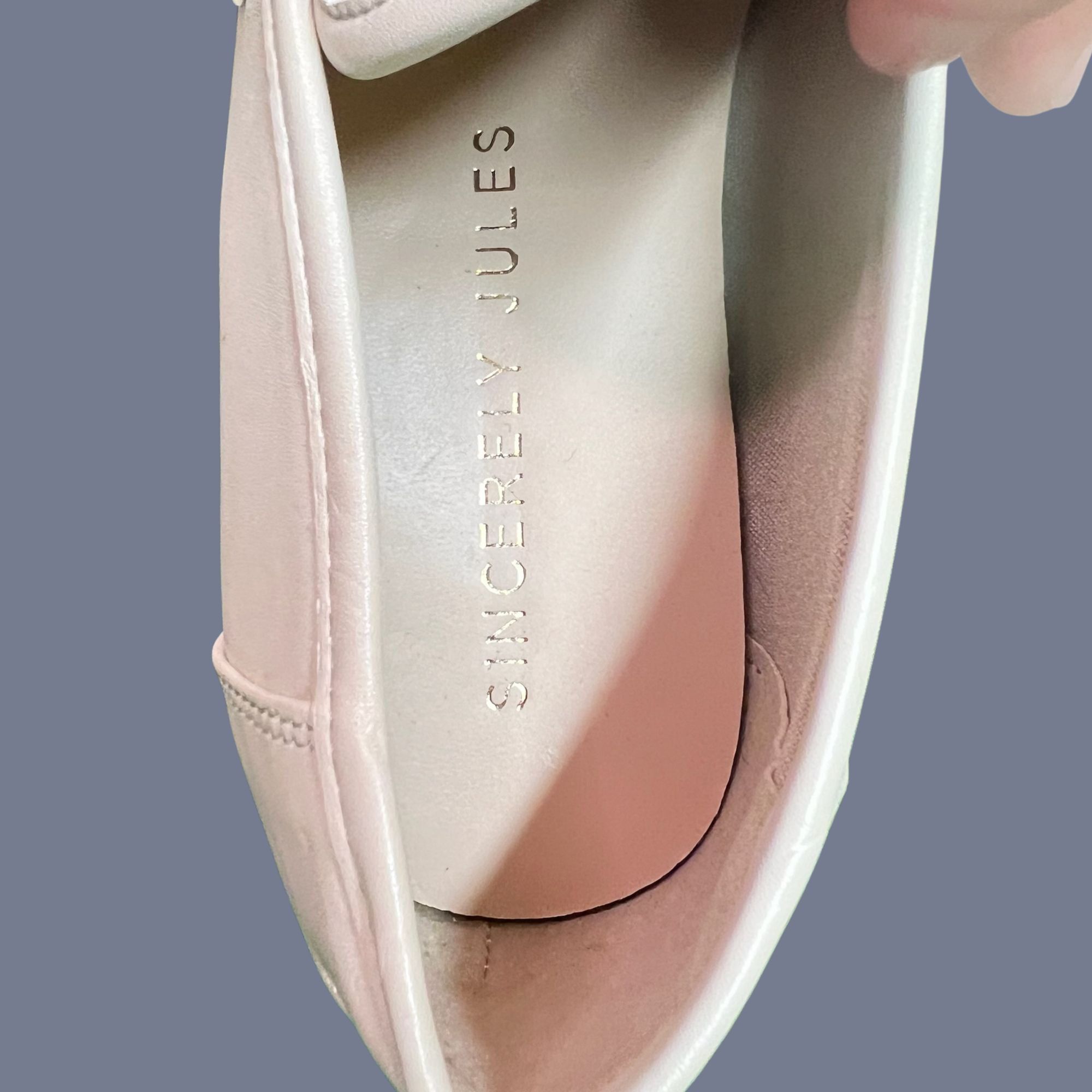 Other Sincerely Jules Womens Rizzo Loafers Size 7M Cream Beige Sty Size US 7 / IT 37 - 5 Thumbnail