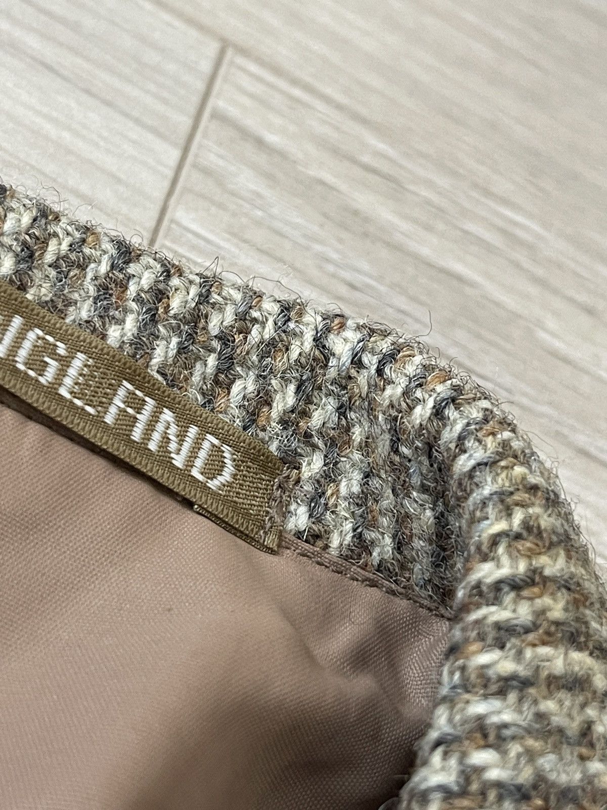 Harris Tweed 🔥Harris tweed wool blazer beige sport coat jacket 40L Size 40L - 18 Thumbnail