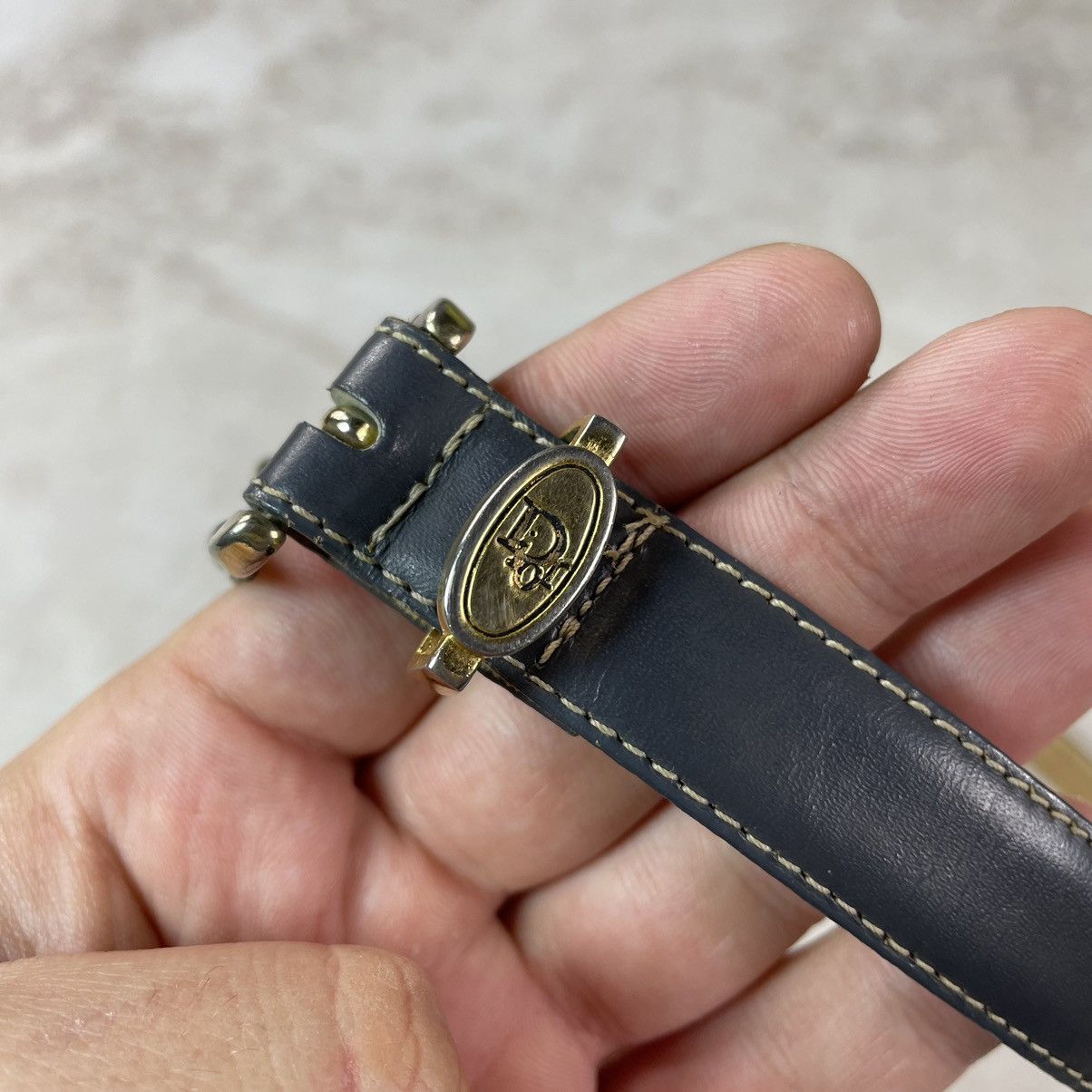 Christian Dior Monsieur × Vintage Vintage Christian Dior Aniline Cowhide Gold Leather Belt Size ONE SIZE - 6 Thumbnail