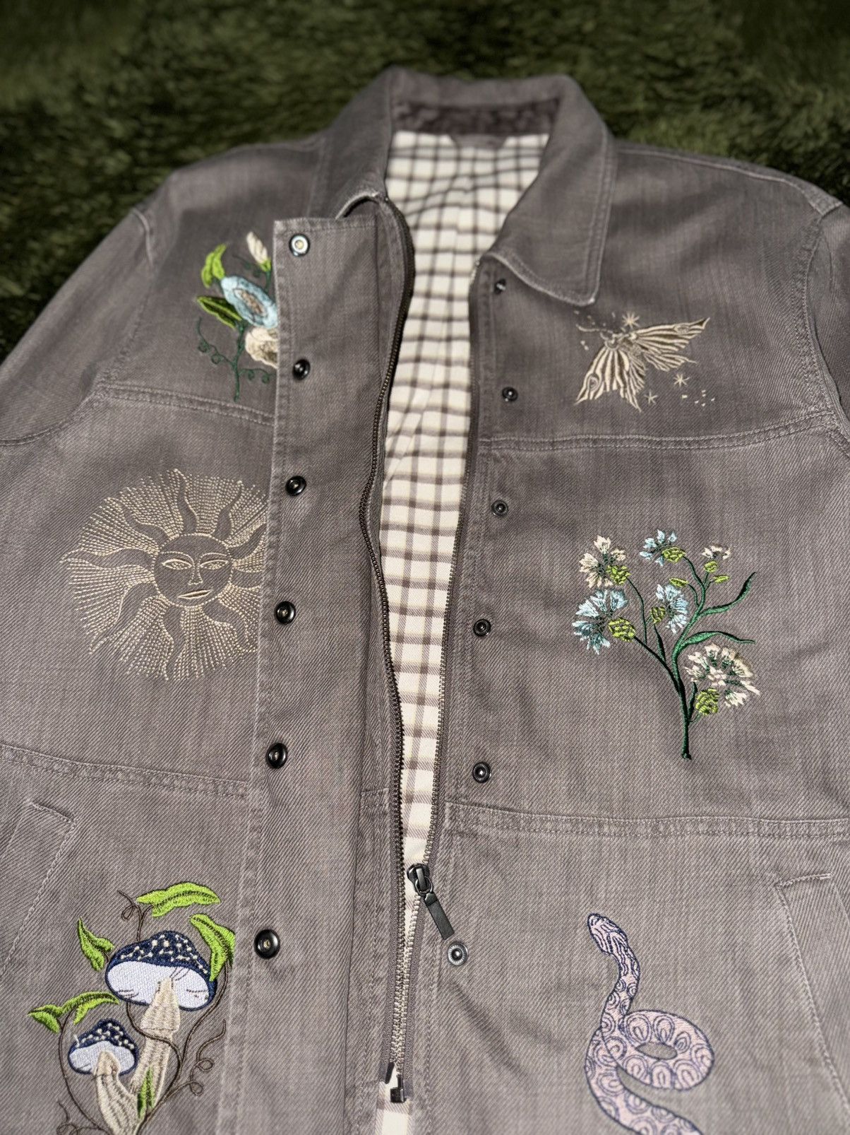Cos [M] & Other Stories Embroidered Cotton Shirt Jacket Size US M / EU 48-50 / 2 - 4 Thumbnail