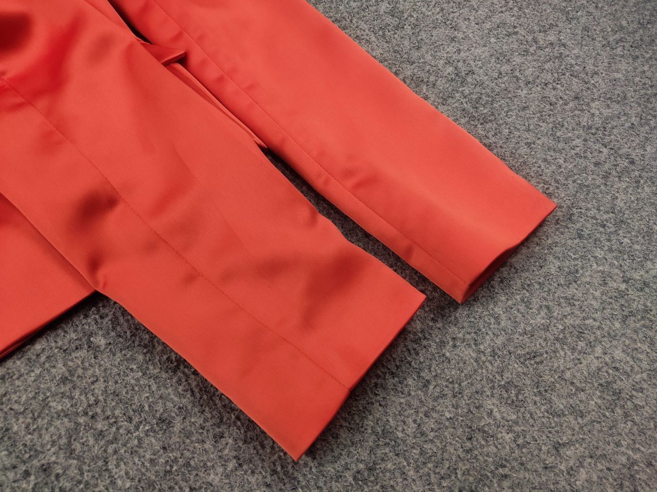 Just Cavalli Just Cavalli Italy One Button Orange satin Blazer Jacket Size S / US 4 / IT 40 - 8 Thumbnail