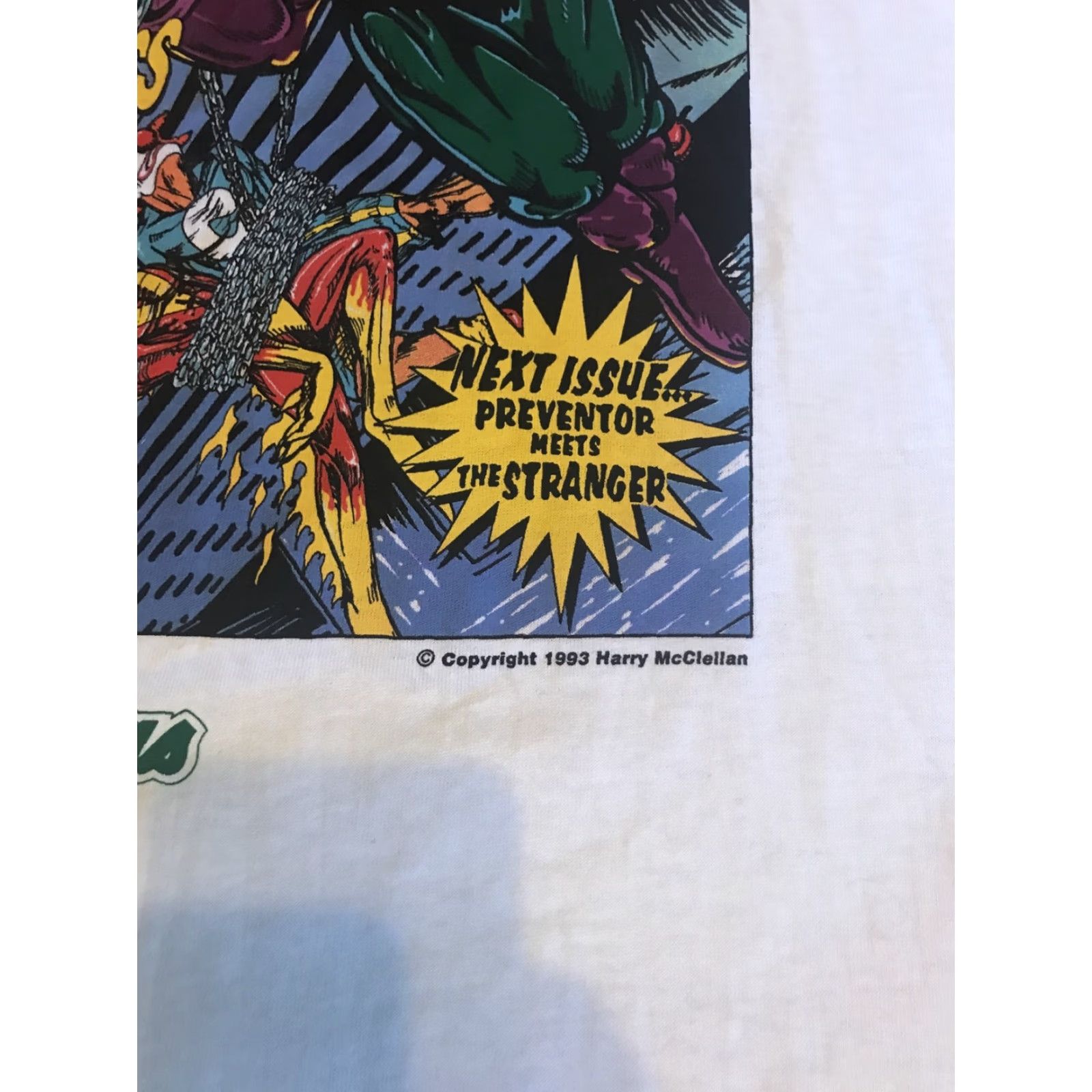 Fruit Of The Loom VINTAGE The Preventor 1993 Sweatshirt T-Shirt Set White L Men Graphic Print 90s USA Fish Animals Sports Friends Mouth? Size US L / EU 52-54 / 3 - 6 Thumbnail