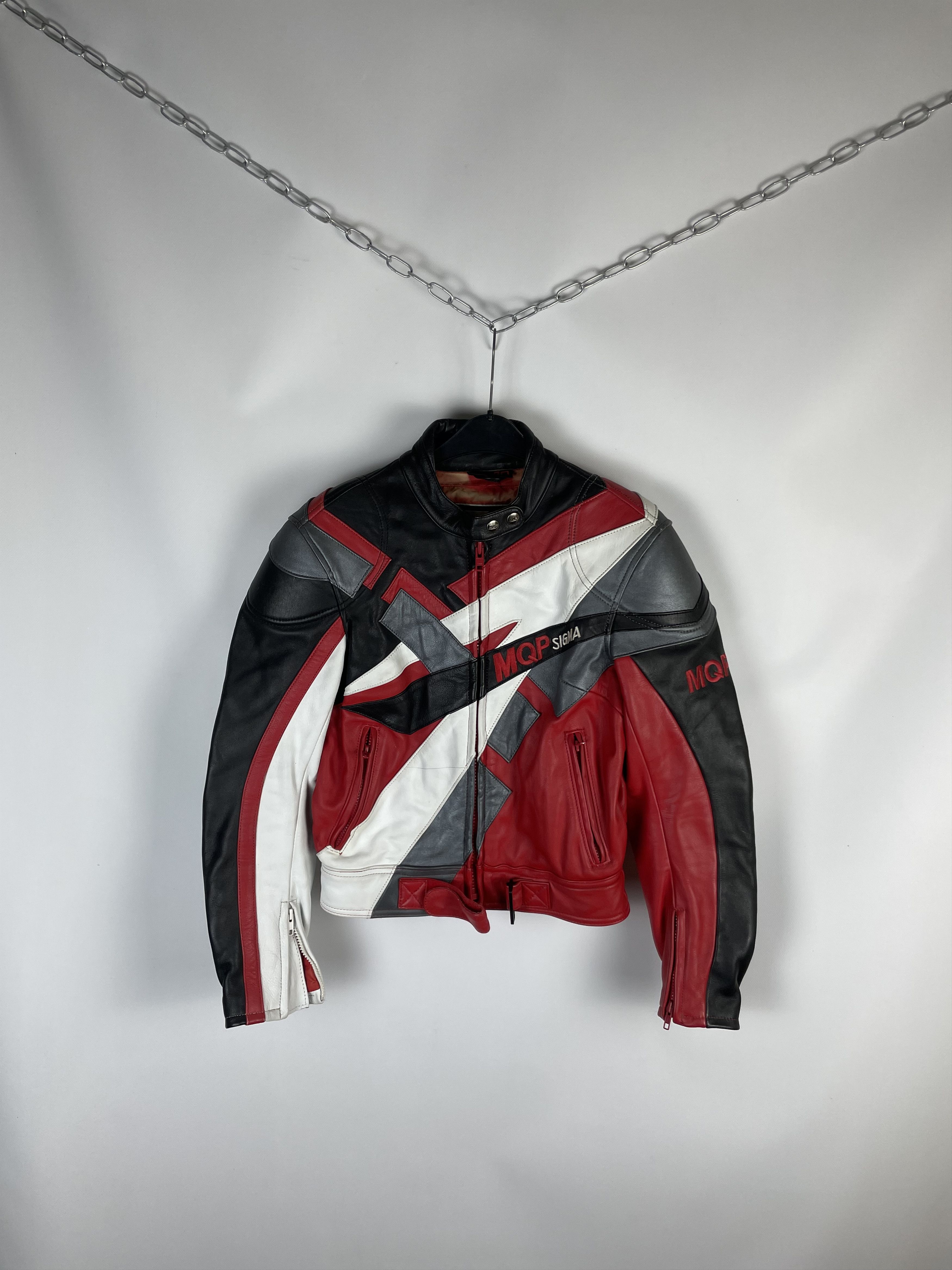 Other MQP Racing Moto Leather Jacket Vintage Size US S / EU 44-46 / 1 - 1 Thumbnail