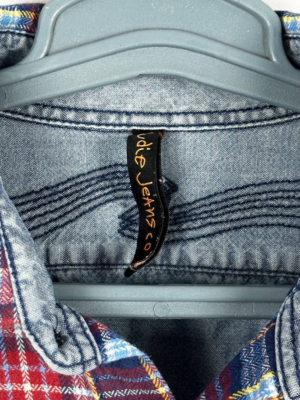 Nudie Jeans Vintage Nudie Jeans Plaid Flannel Long Sleeve Shirt Size US S / EU 44-46 / 1 - 5 Thumbnail