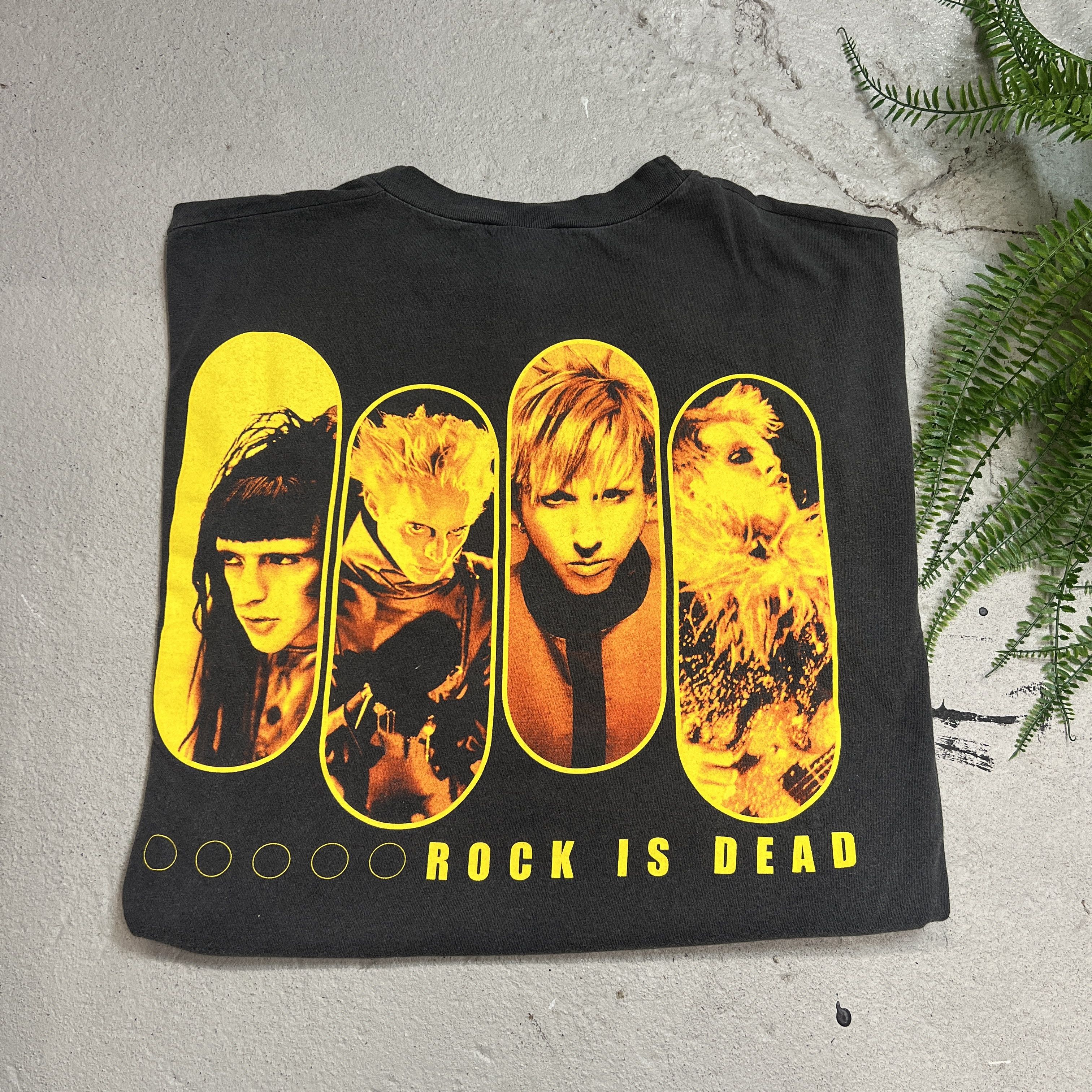 Marilyn Manson × Vintage 1999 Vintage Marilyn Manson Rock is Dead Tee Size US XL / EU 56 / 4 - 2 Thumbnail
