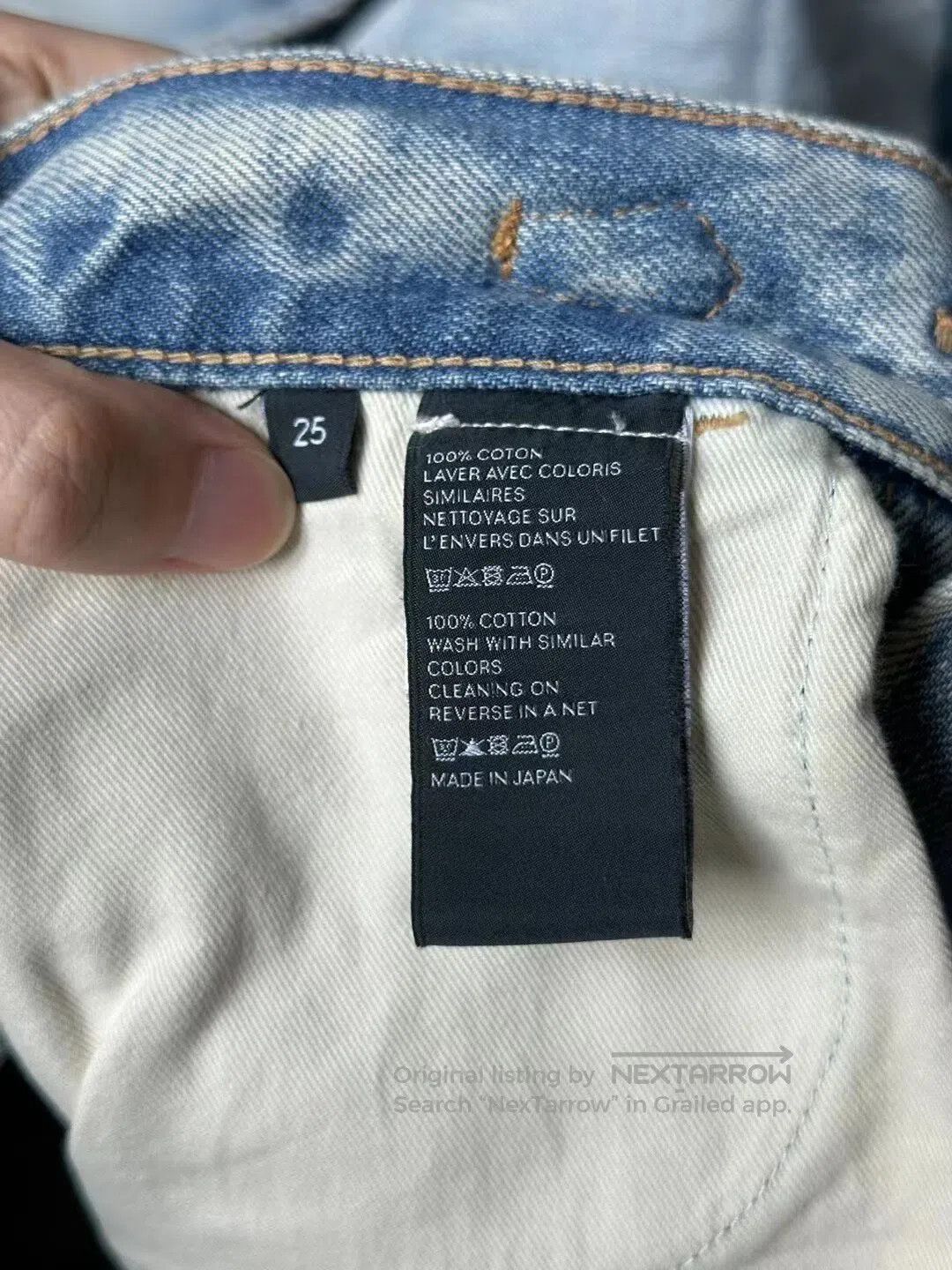 Celine CELINE Triomphe Chain Washed Jeans| Size 25" / US 0 / IT 36 - 4 Thumbnail