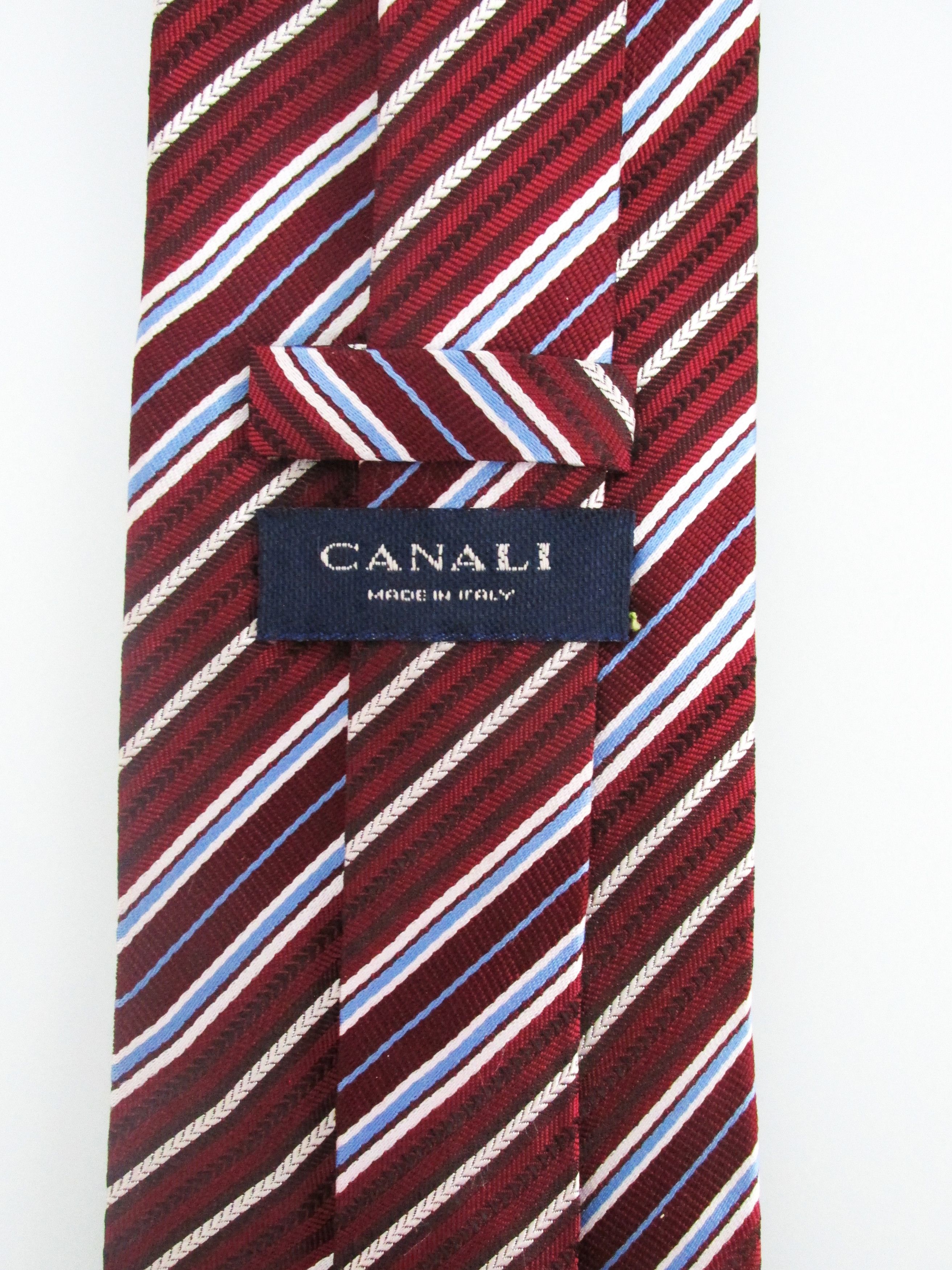 Canali Canali Vintage Men's Silk Tie Size ONE SIZE - 5 Thumbnail