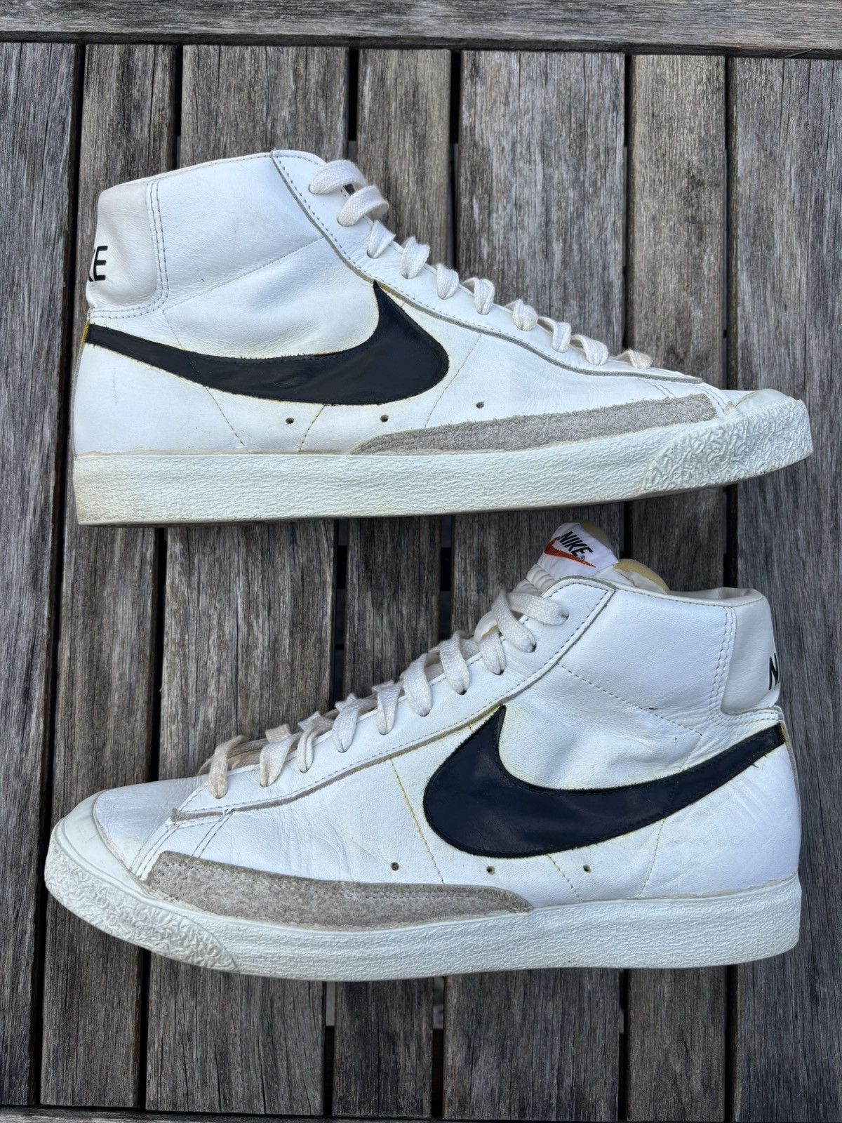 Nike Wearable 1978 Japan Factory Nike Blazer High “Black/White” Size US 11 / EU 44 - 1 Thumbnail