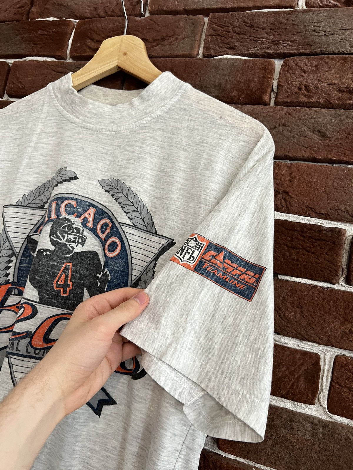 NFL Vintage 90s Chicago Bears T Shirt NFL M Grey Hype Size US M / EU 48-50 / 2 - 4 Thumbnail