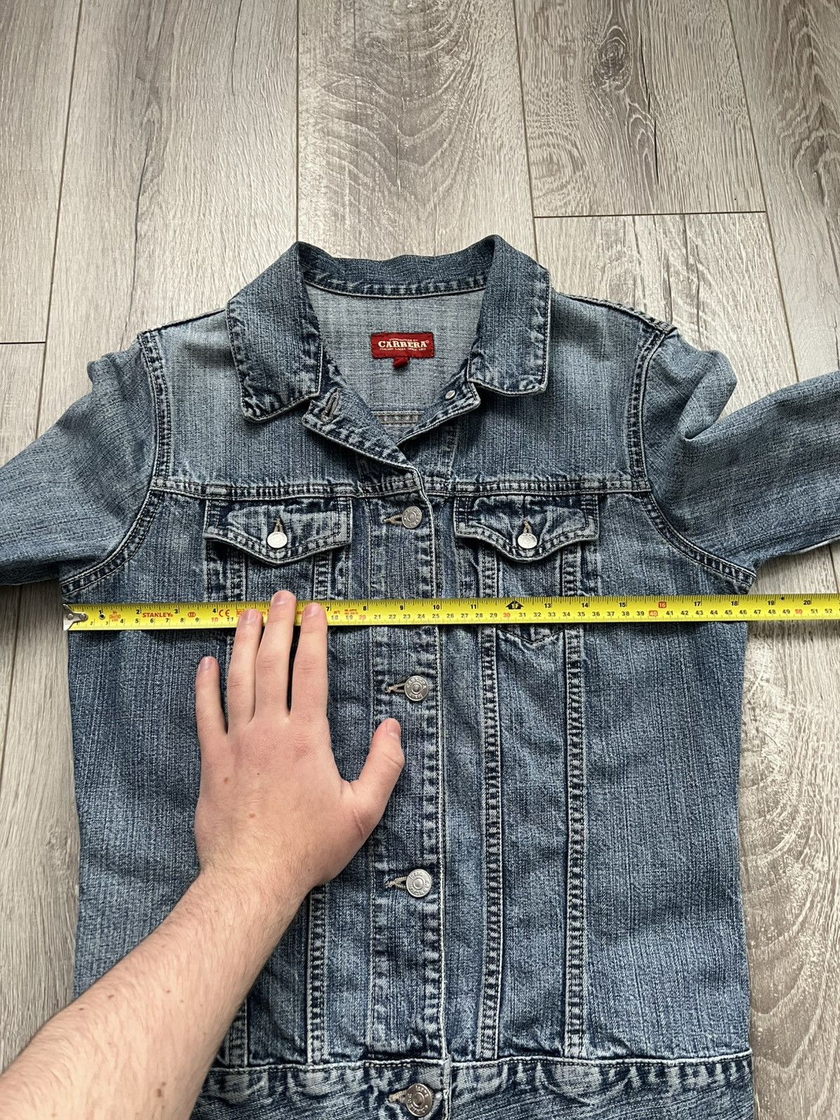 Carrera Vintage Carrera Denim Jacket 2000s Y2K Jacket Size M Size M / US 6-8 / IT 42-44 - 14 Thumbnail