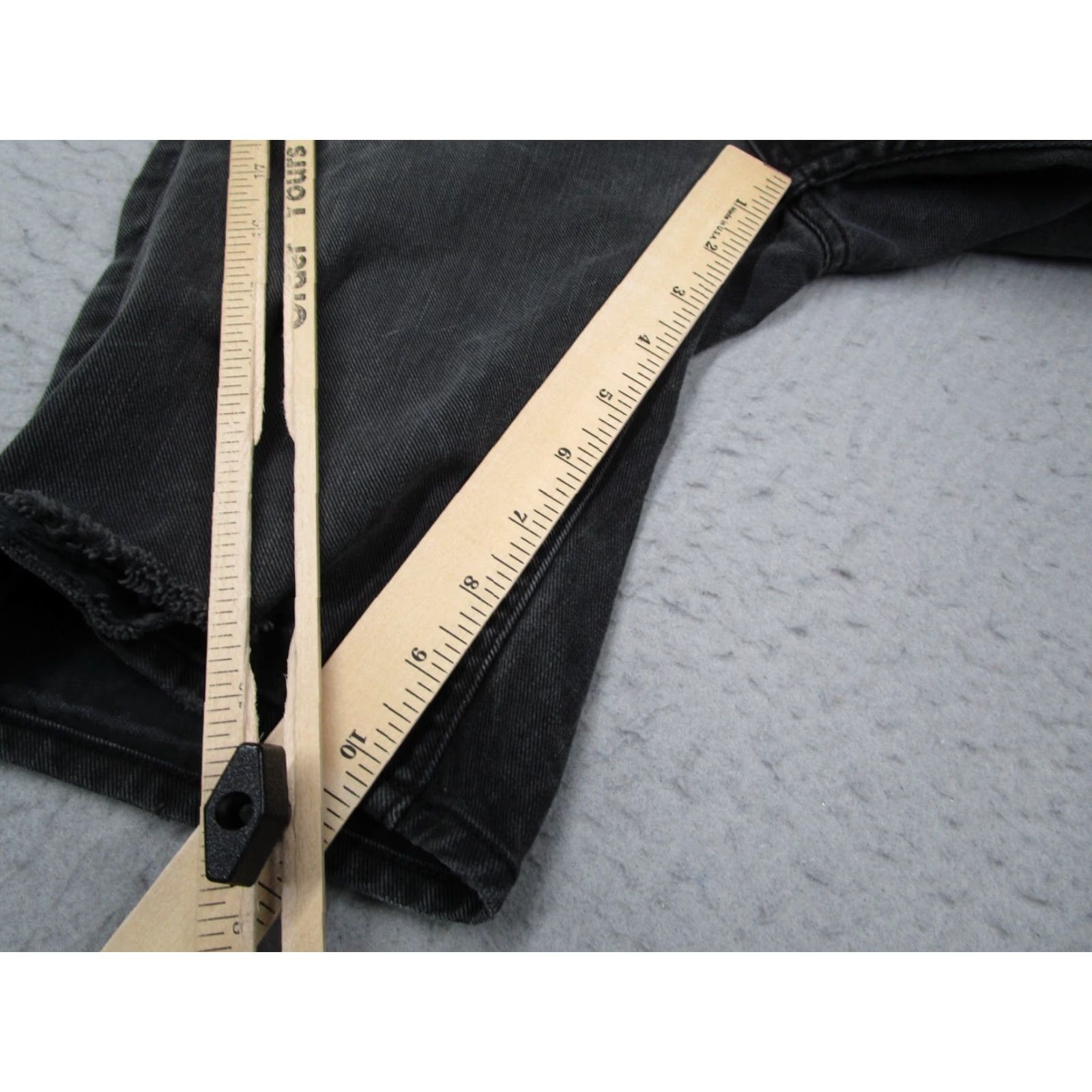 Allsaints All Saints Shorts Mens 28 Gray Denim Button Fly Distressed Nitrate Switch Fit Size US 28 / EU 44 - 5 Thumbnail