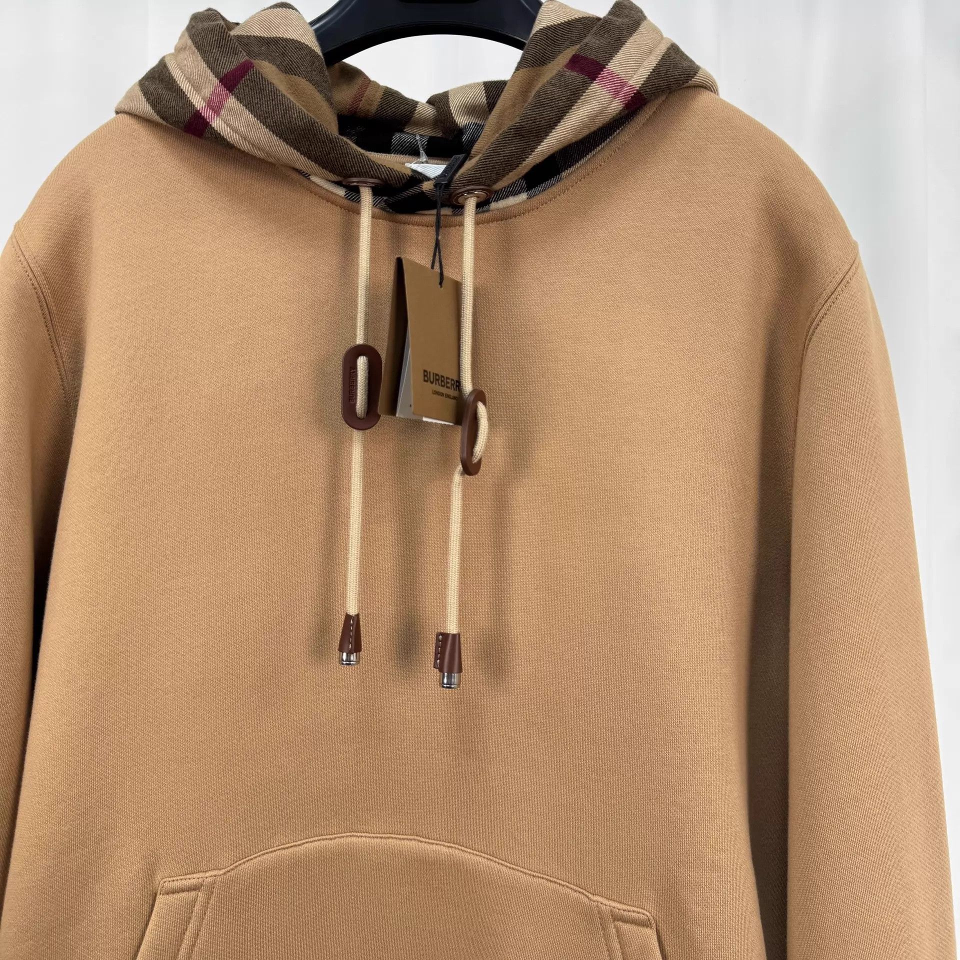 Burberry Burberry Camel Check Hoodie S New Size US S / EU 44-46 / 1 - 3 Thumbnail