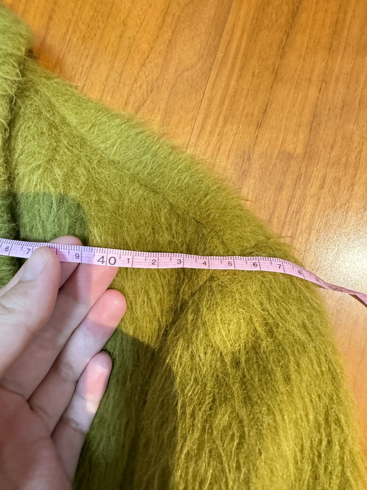 Dries Van Noten Dries van noten show coat green mohair Size US M / EU 48-50 / 2 - 5 Thumbnail
